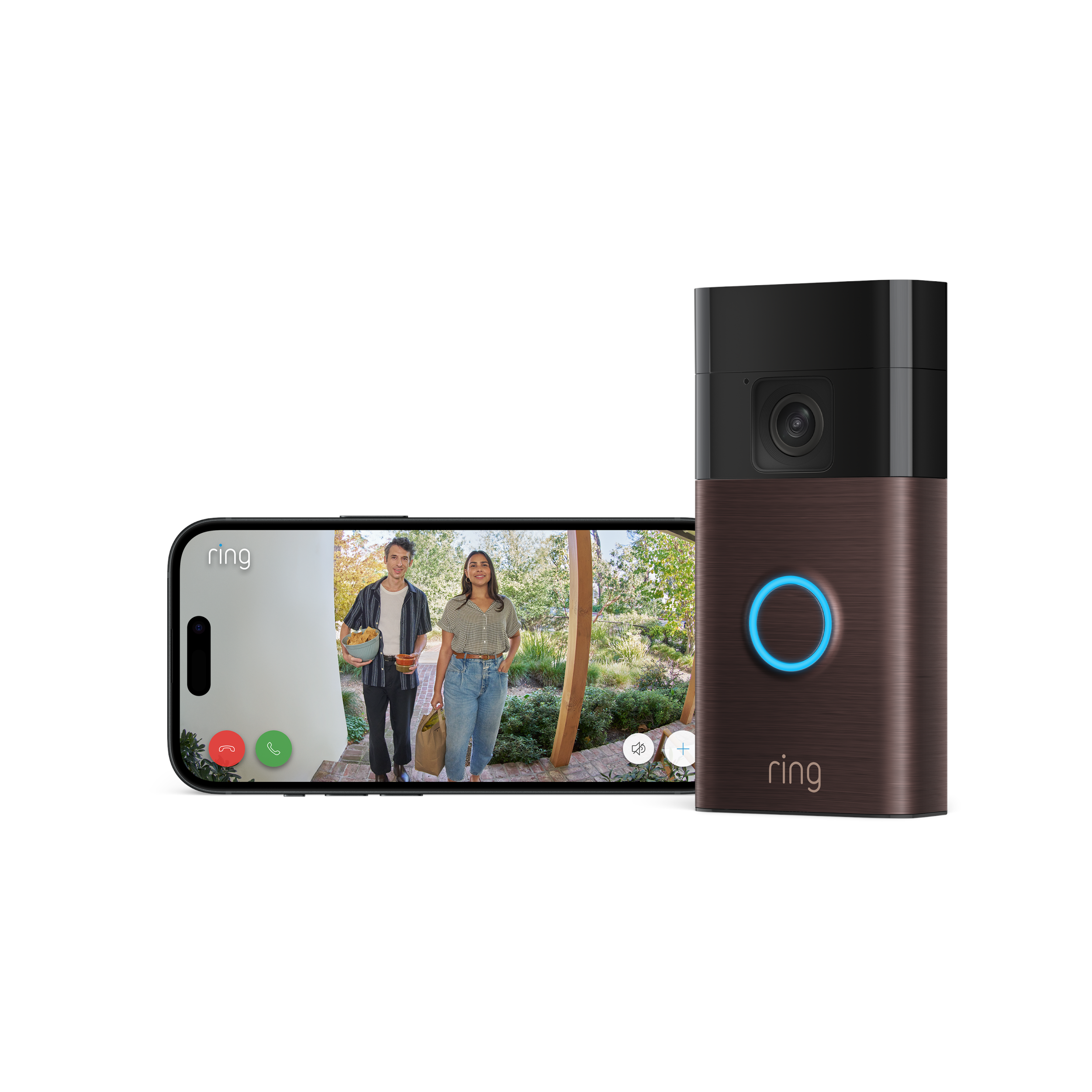 Ring Battery Video Doorbell - Venetian Bronze Smart Home B0BZWS9K81