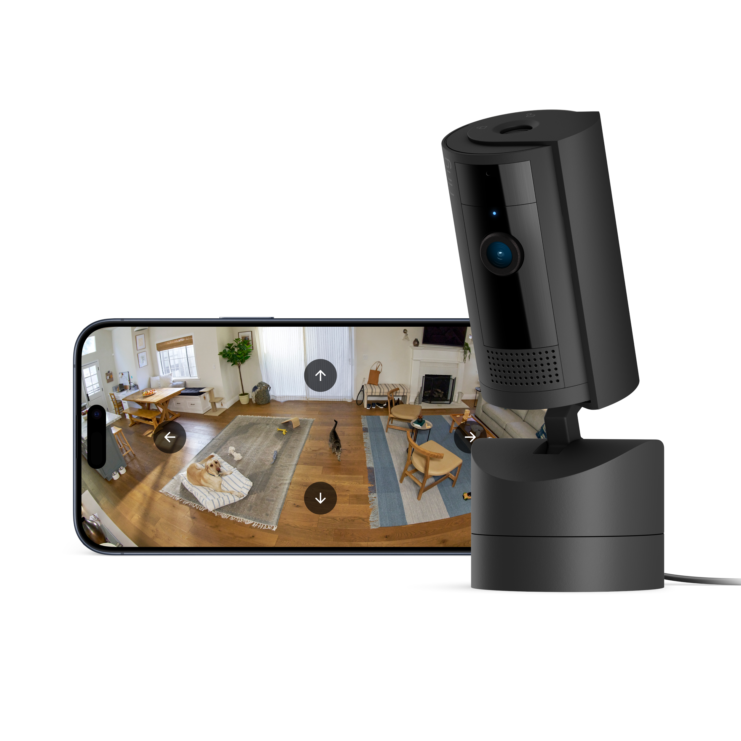 Ring Pan-Tilt Indoor Cam - Black Smart Home B0CG2WV95W