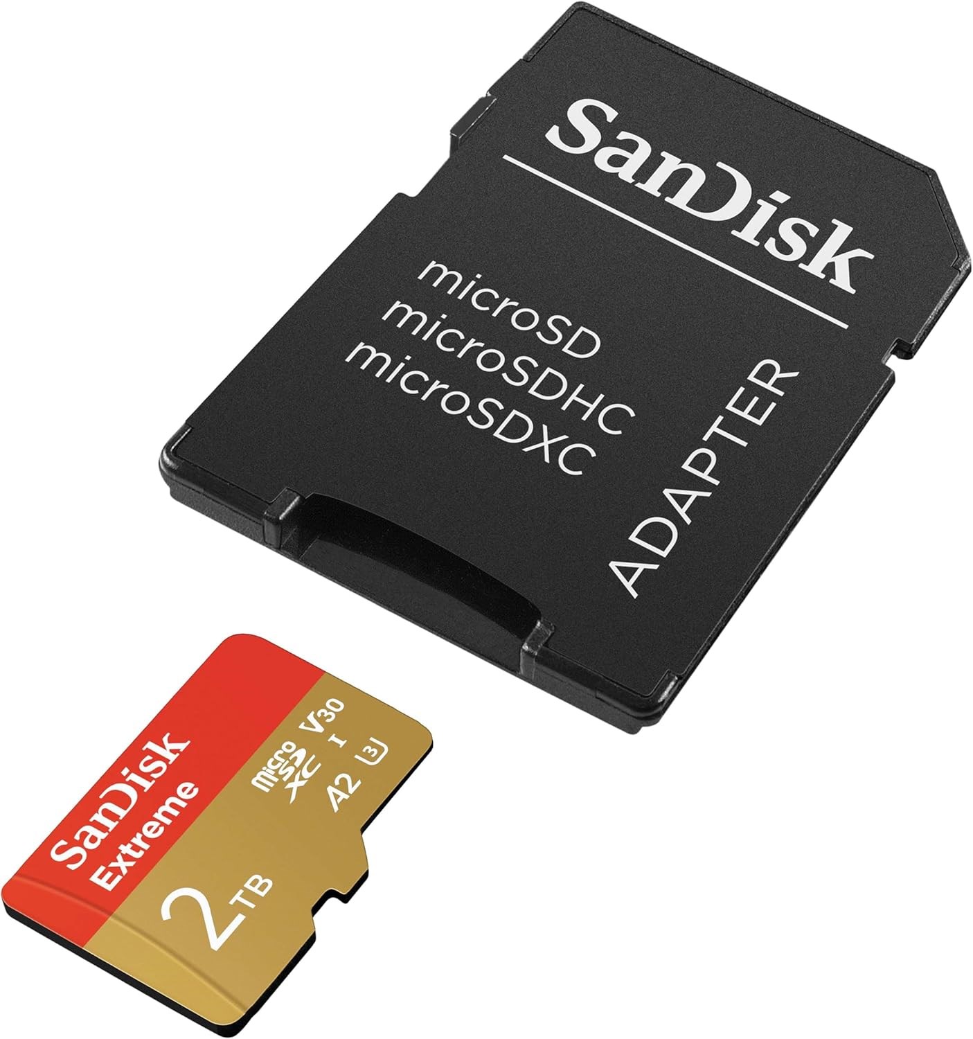 SANDISK Extreme MicroSD/SD - 240MB/s - 2TB Hukommelseskort SDSQXAV-2T00-GN6MA