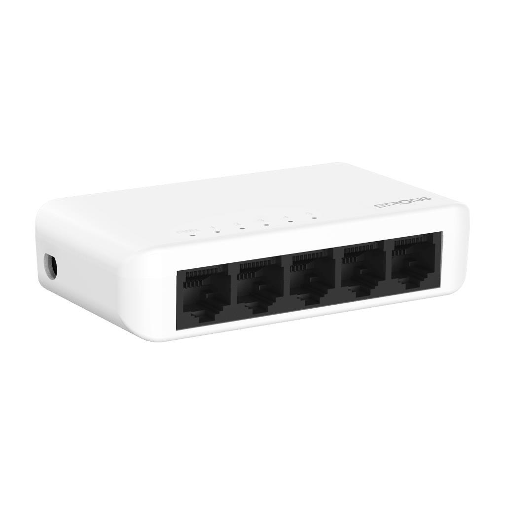 Strong SW5000P Switch - 5-port Gigabit - Plastic Switch