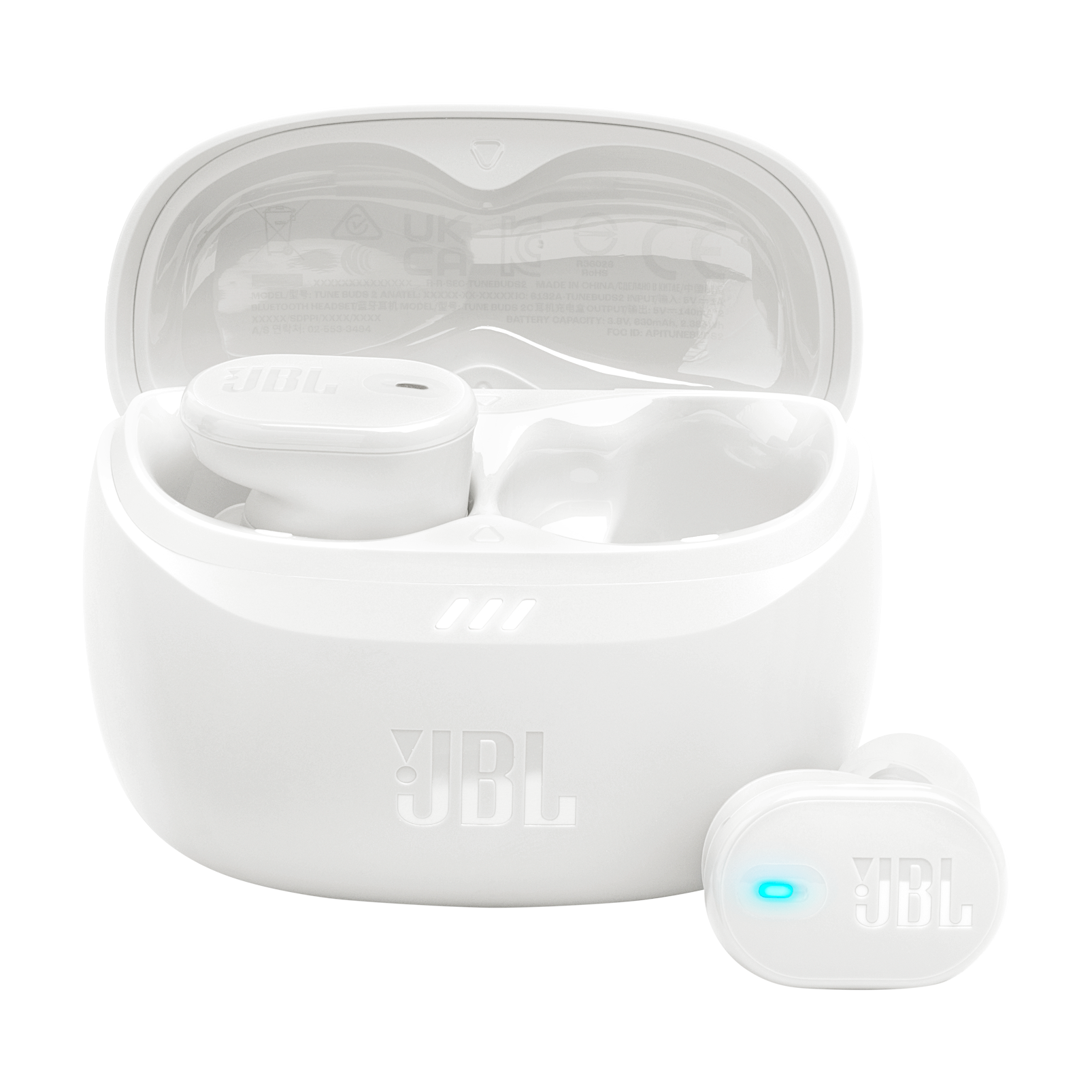 JBL Tune Buds 2 - White Hovedtelefoner Og Headset Hvid JBLTBUDS2WHT