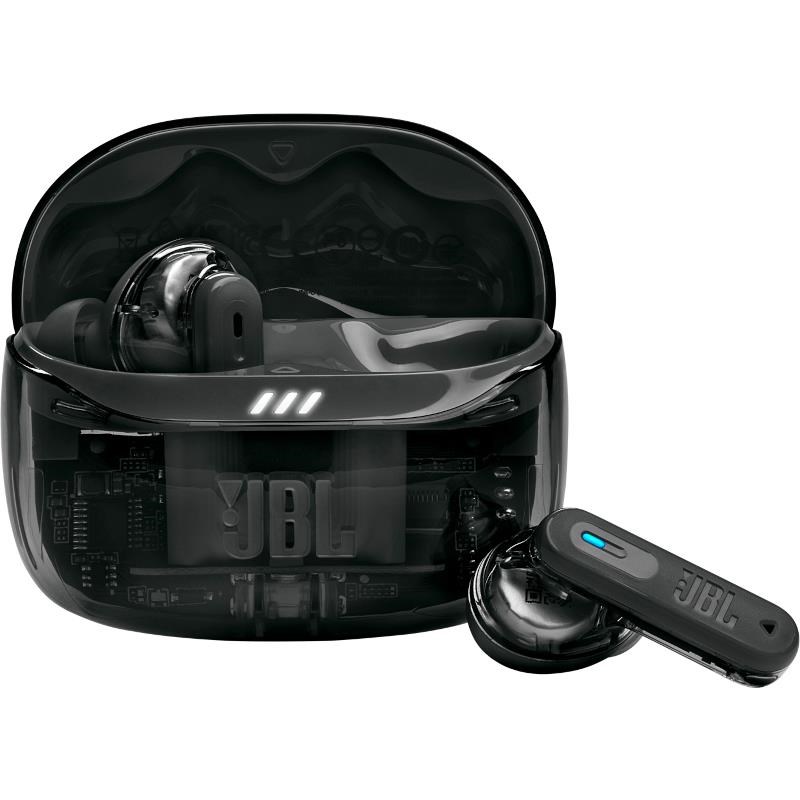 JBL Tune Beam 2 - Ghost Black Hovedtelefoner Og Headset Sort JBLTBEAM2GBLK