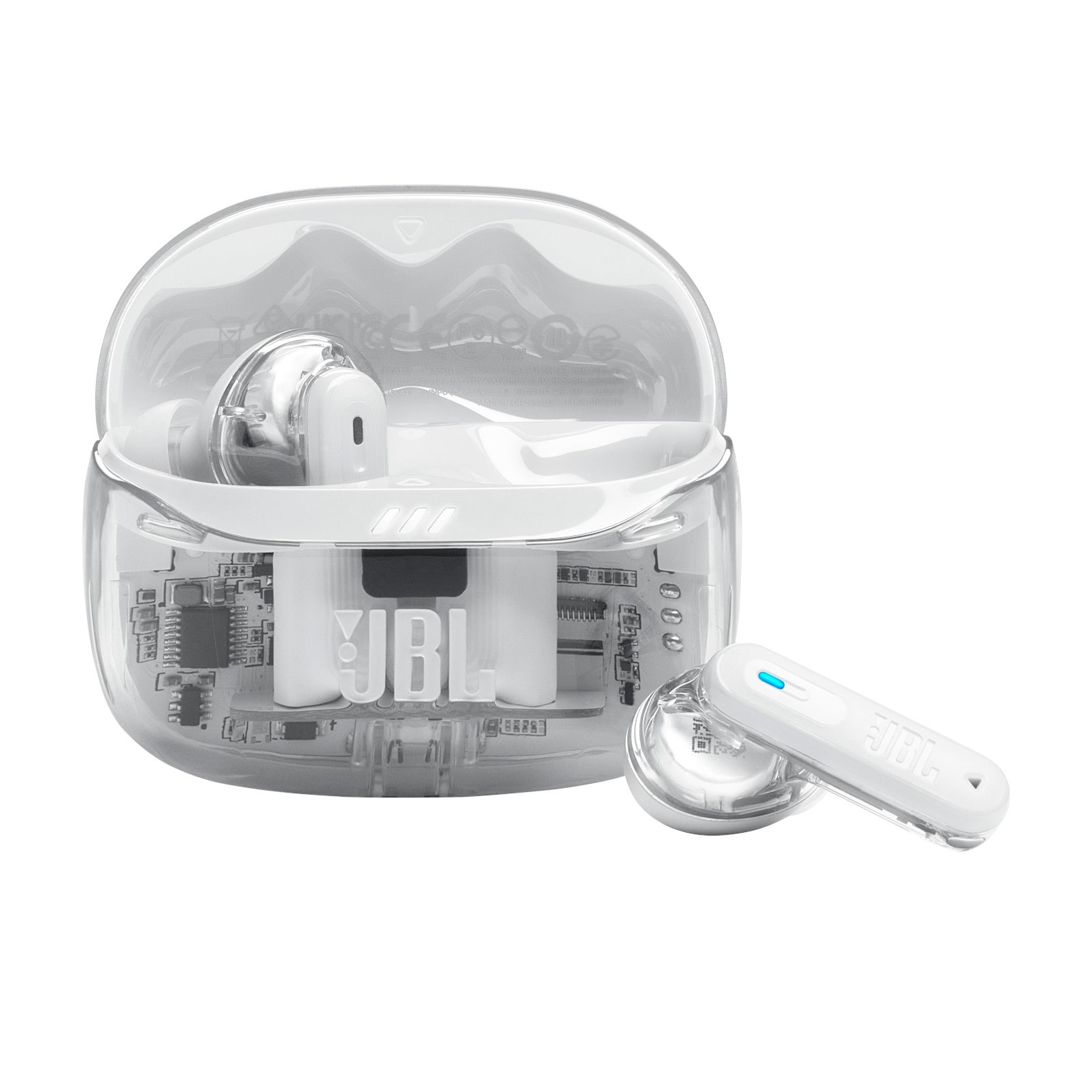 JBL Tune Beam 2 - Ghost White Hovedtelefoner Og Headset Hvid JBLTBEAM2GWHT