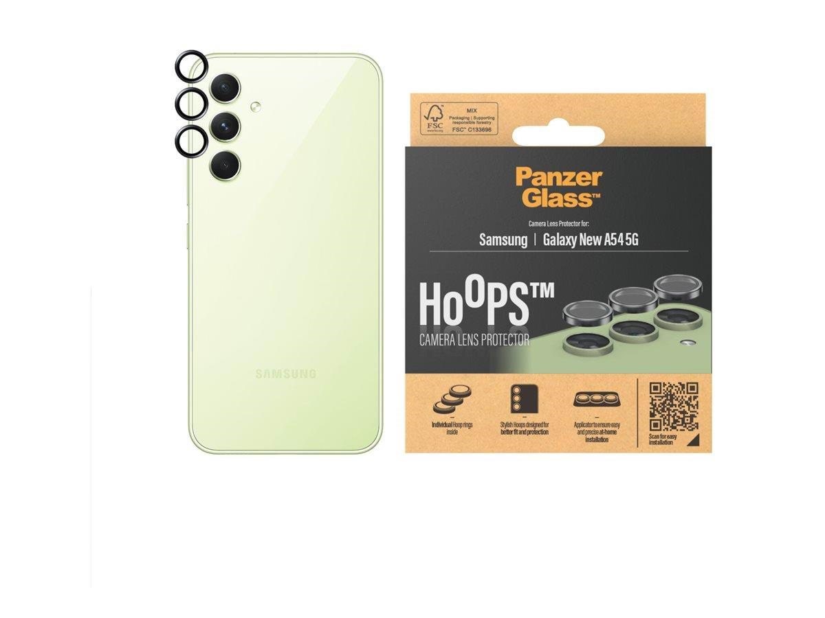 PanzerGlass Hoops Camera Lens Protector Samsung Galaxy A55 5G | Black Mobil Tilbehør PANZER1227