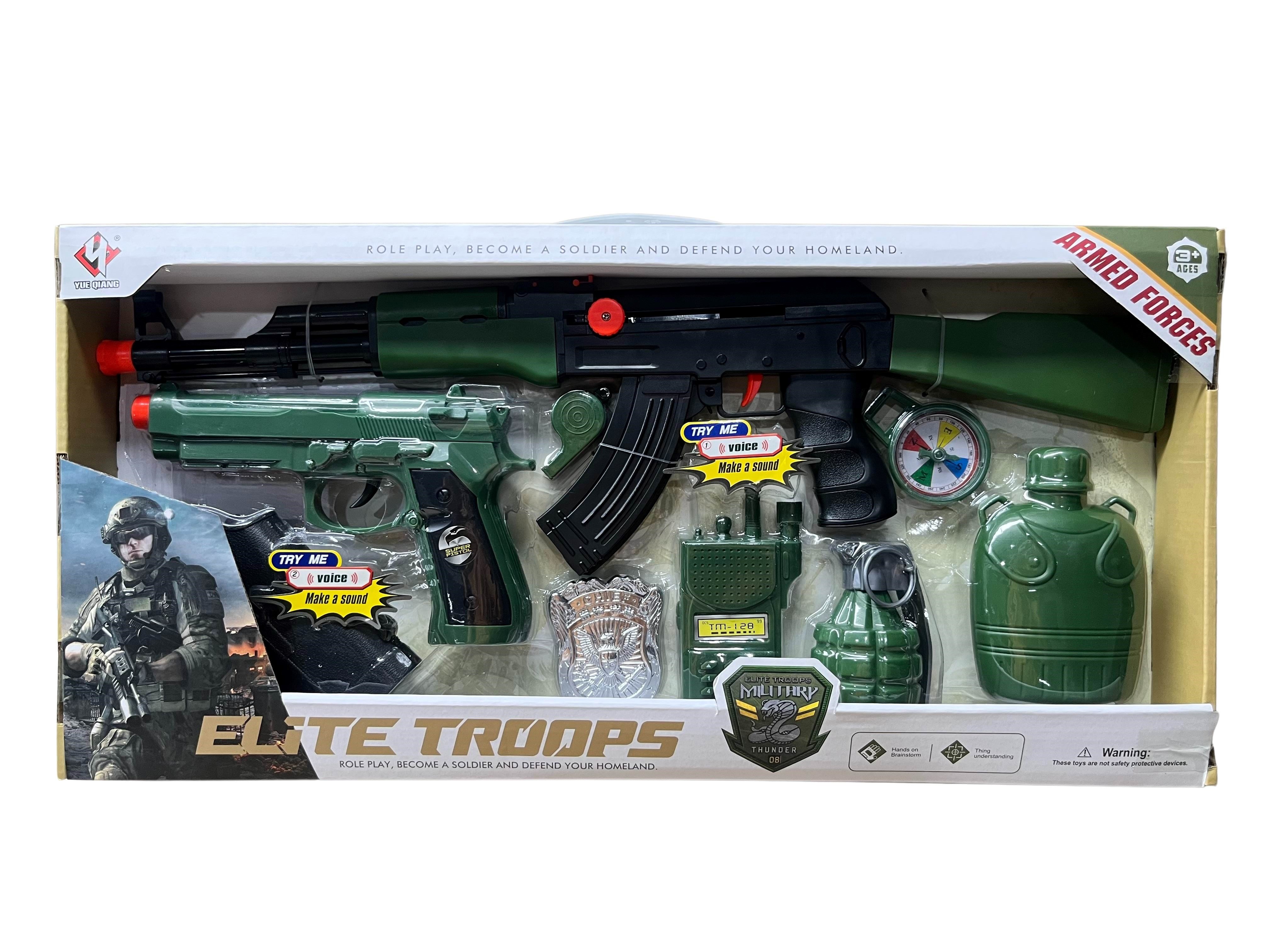 GA Toys Militærlegetøj 9 dele Kostume 10017