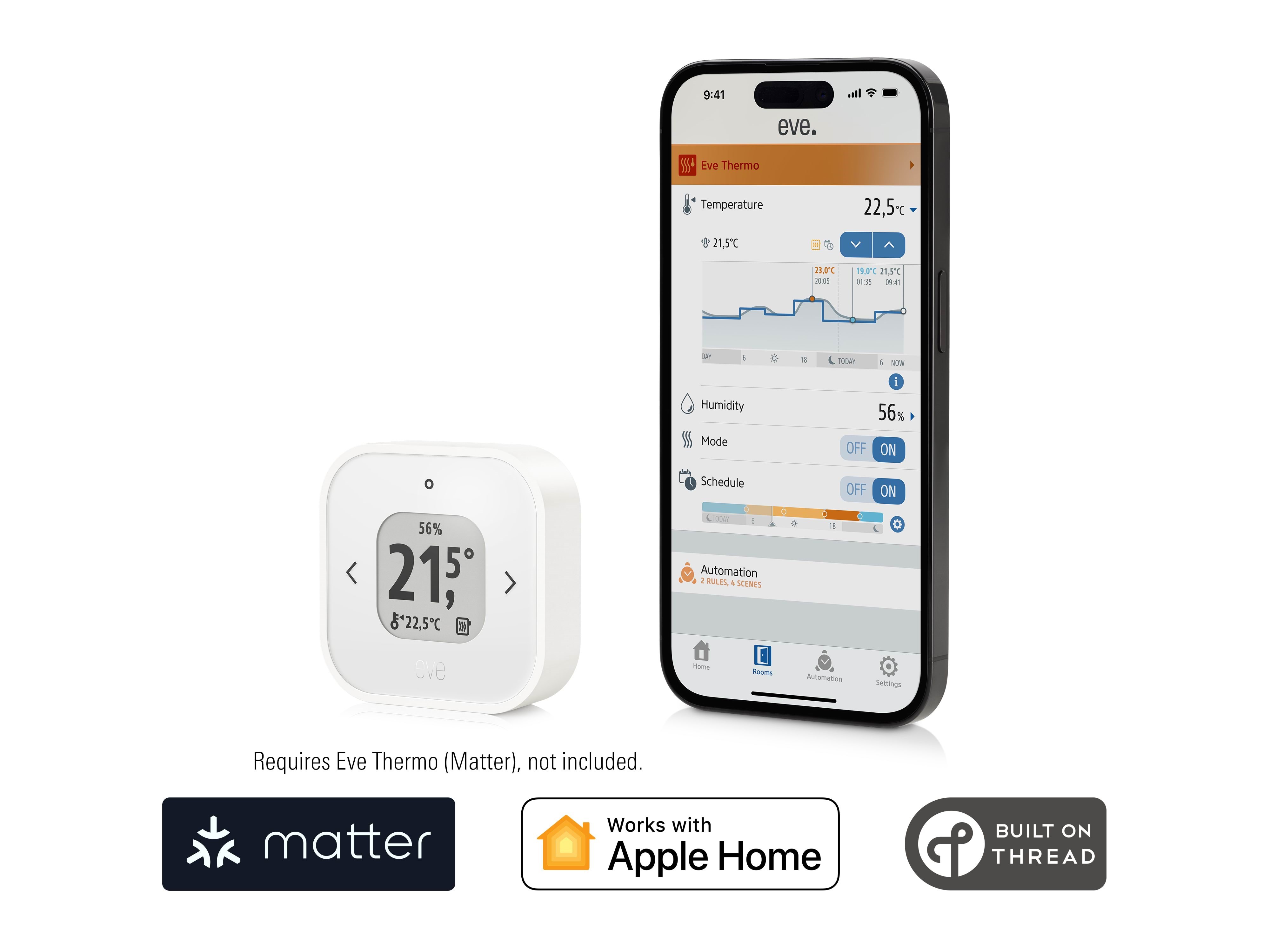 Eve Thermo Control (Matter) Smart Home 10ECK9951