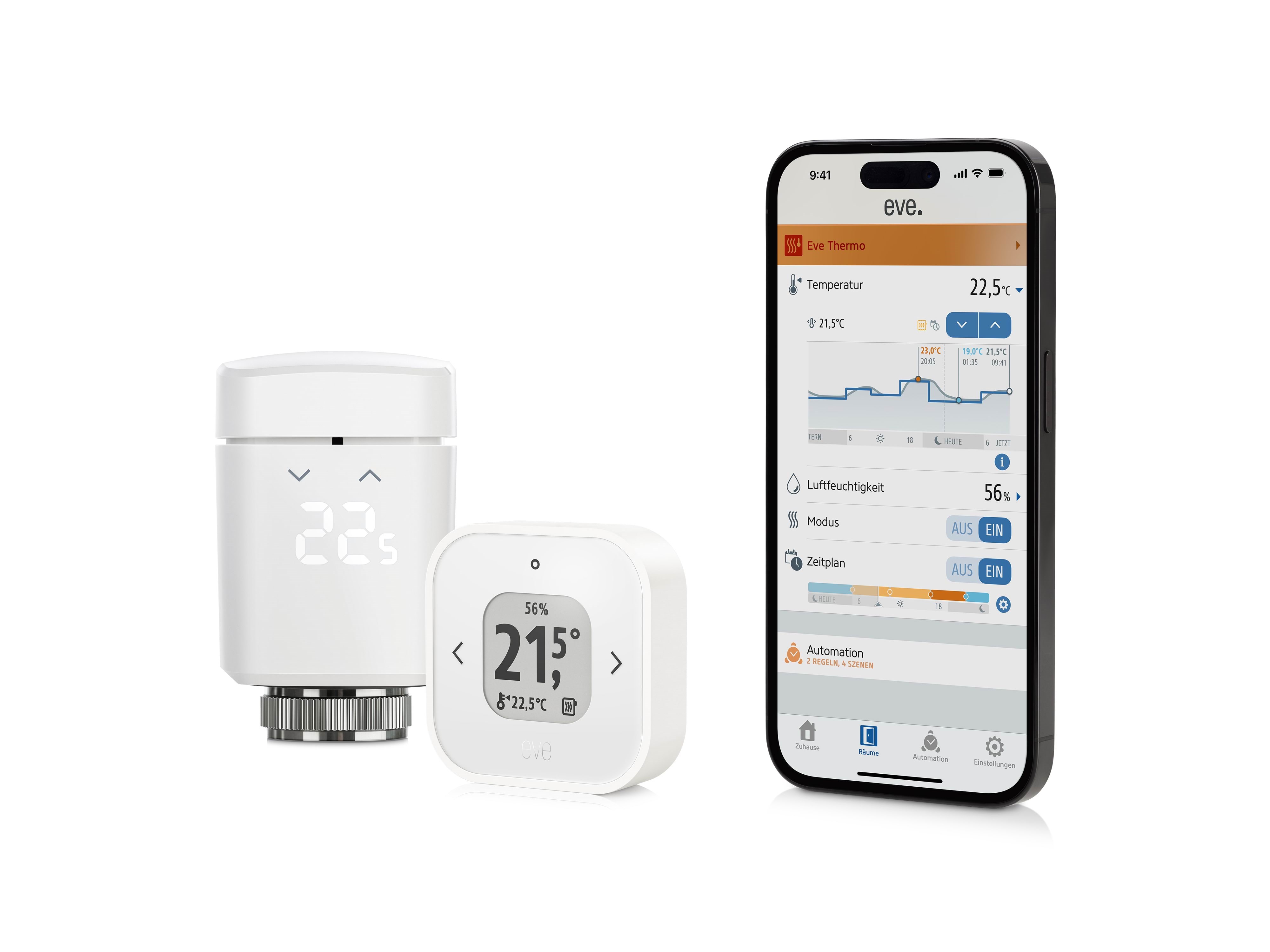 Eve Thermo Comfort Set (Matter) Smart Home 10BEY1701-1