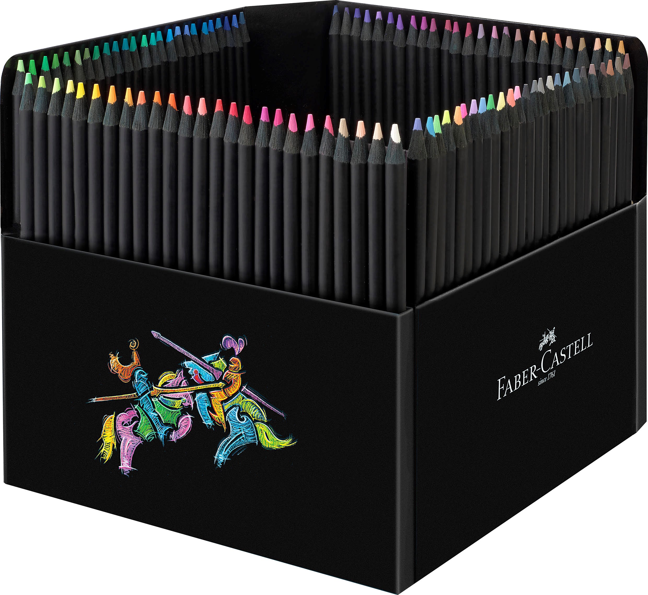 Faber-Castell Black Edition triangular farver 100 ass Tegneværktøj Farvet blyant 116411