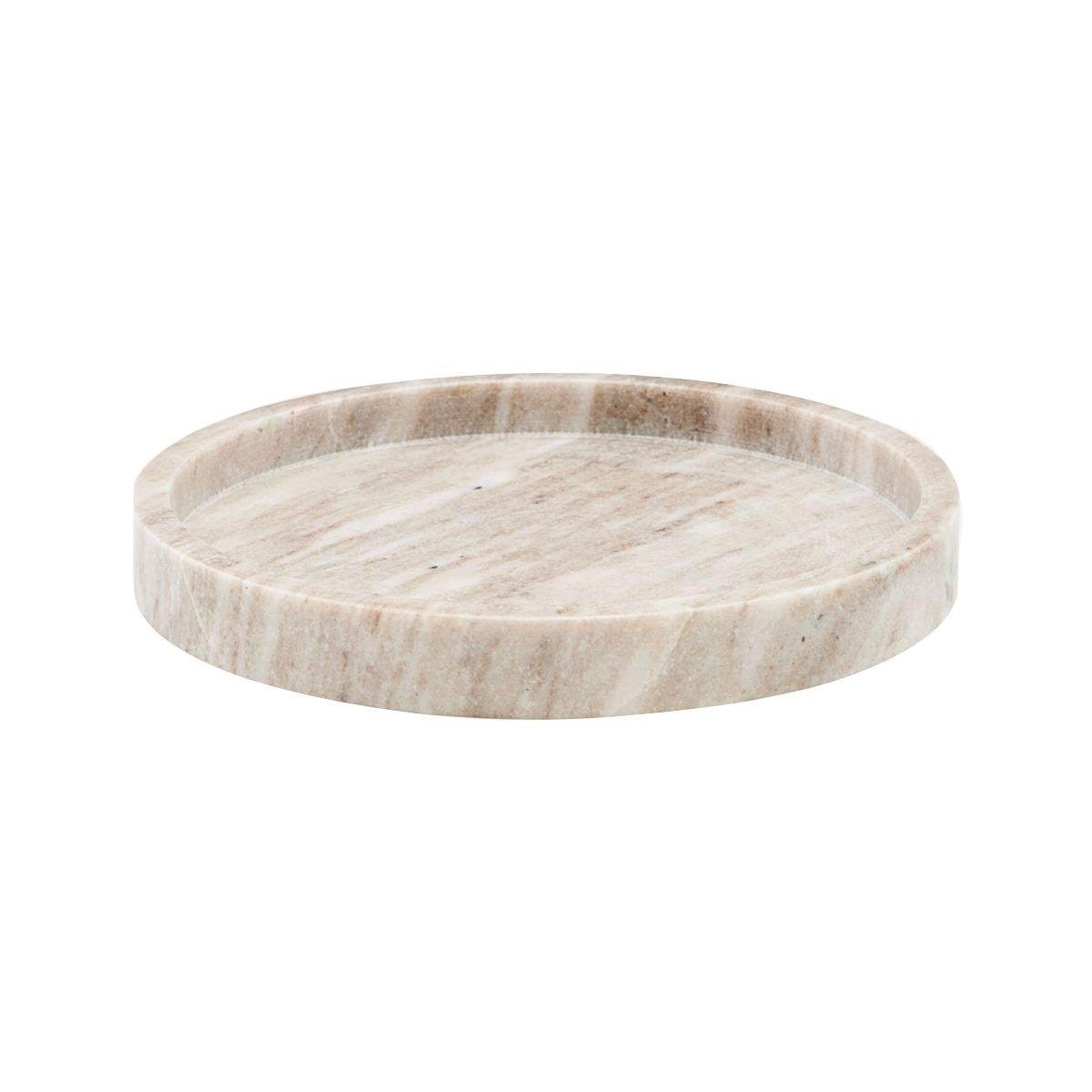 Meraki - Marble Tray Ø 25 cm - Beige (312530012) Boligindretning Mkma012/312530012