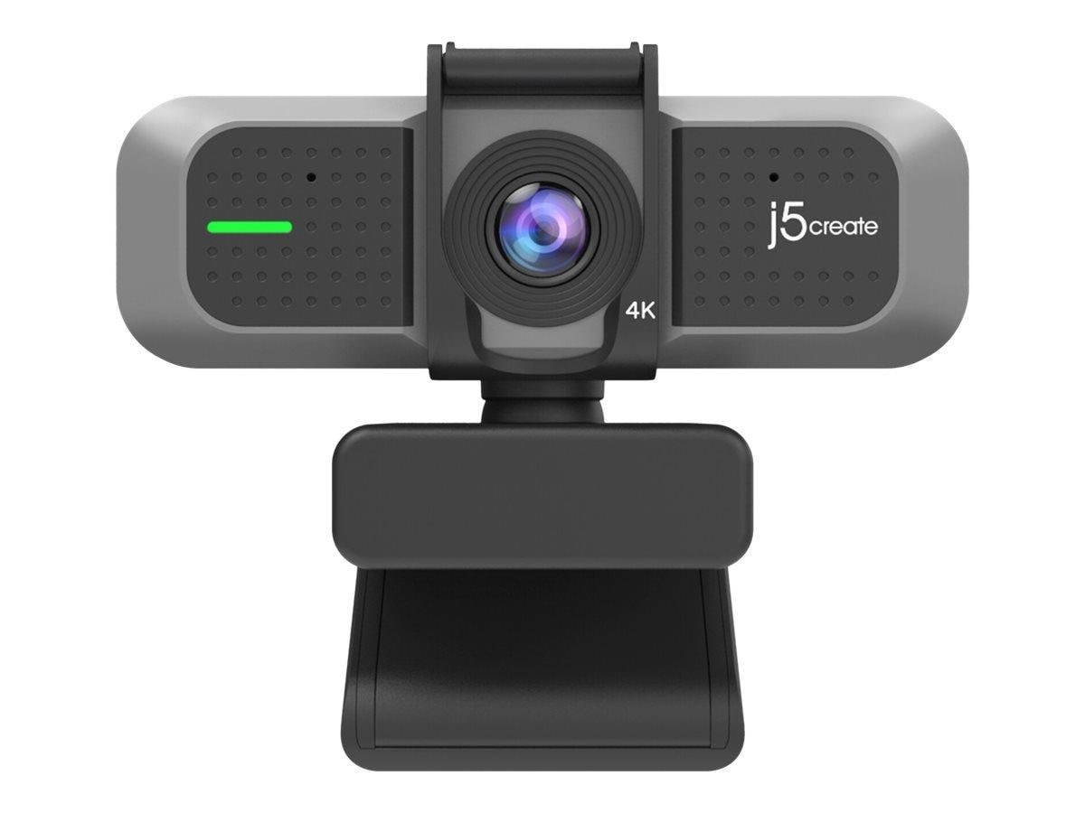 j5create USB 4K Ultra HD Webcam Webcam Grå JVU430-N