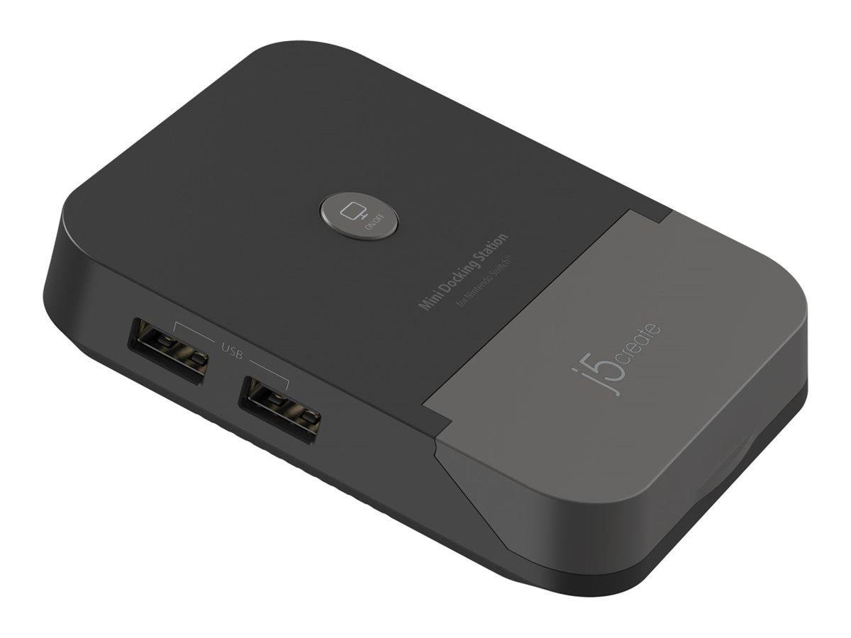 j5create Mini Docking Station for Nintendo Switch Docking Station JCD620-N