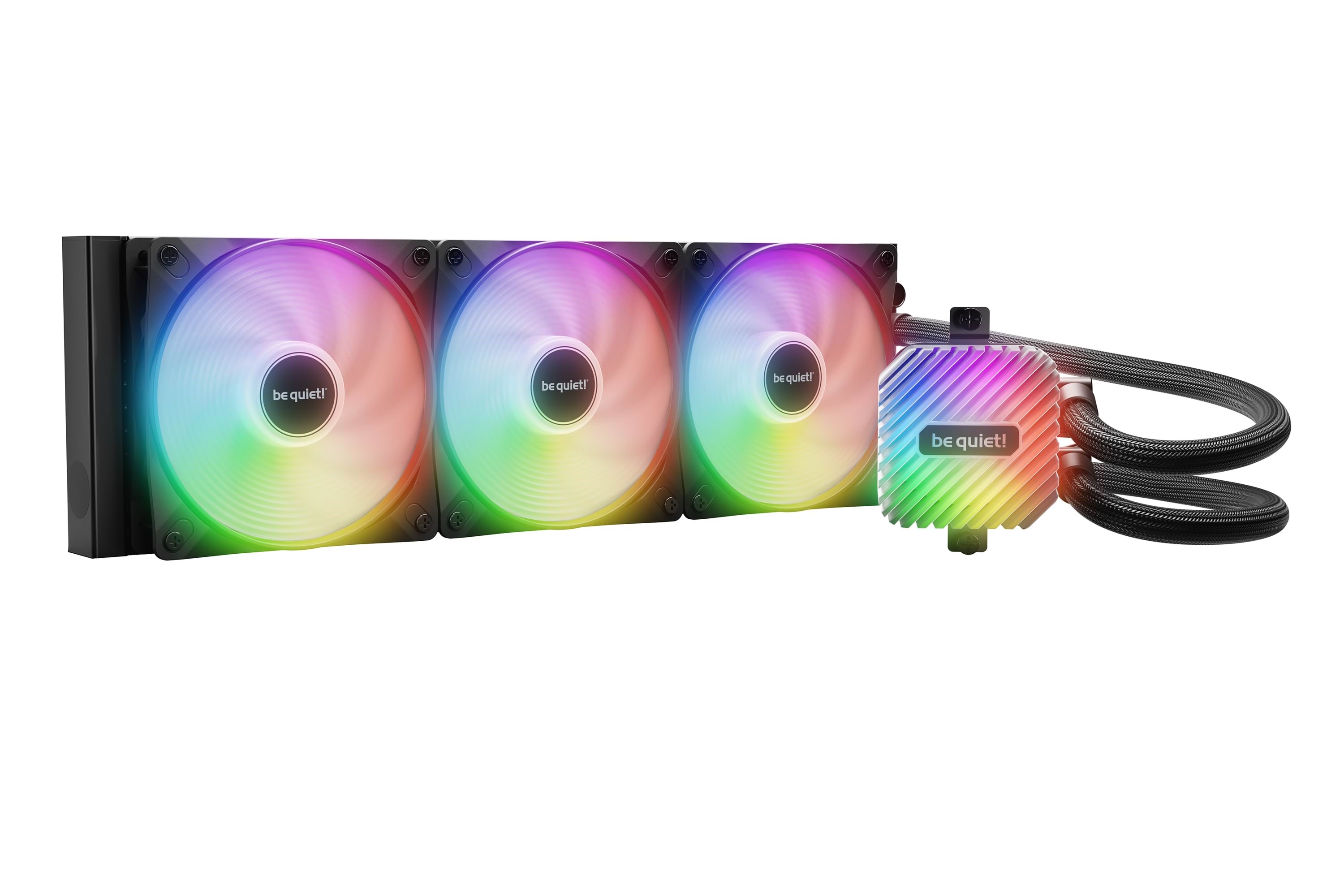 be quiet! LIGHT LOOP 360mm - CPU Vandkøling - Max 36 dBA Cpu Køler Sort med RGB lys BW022