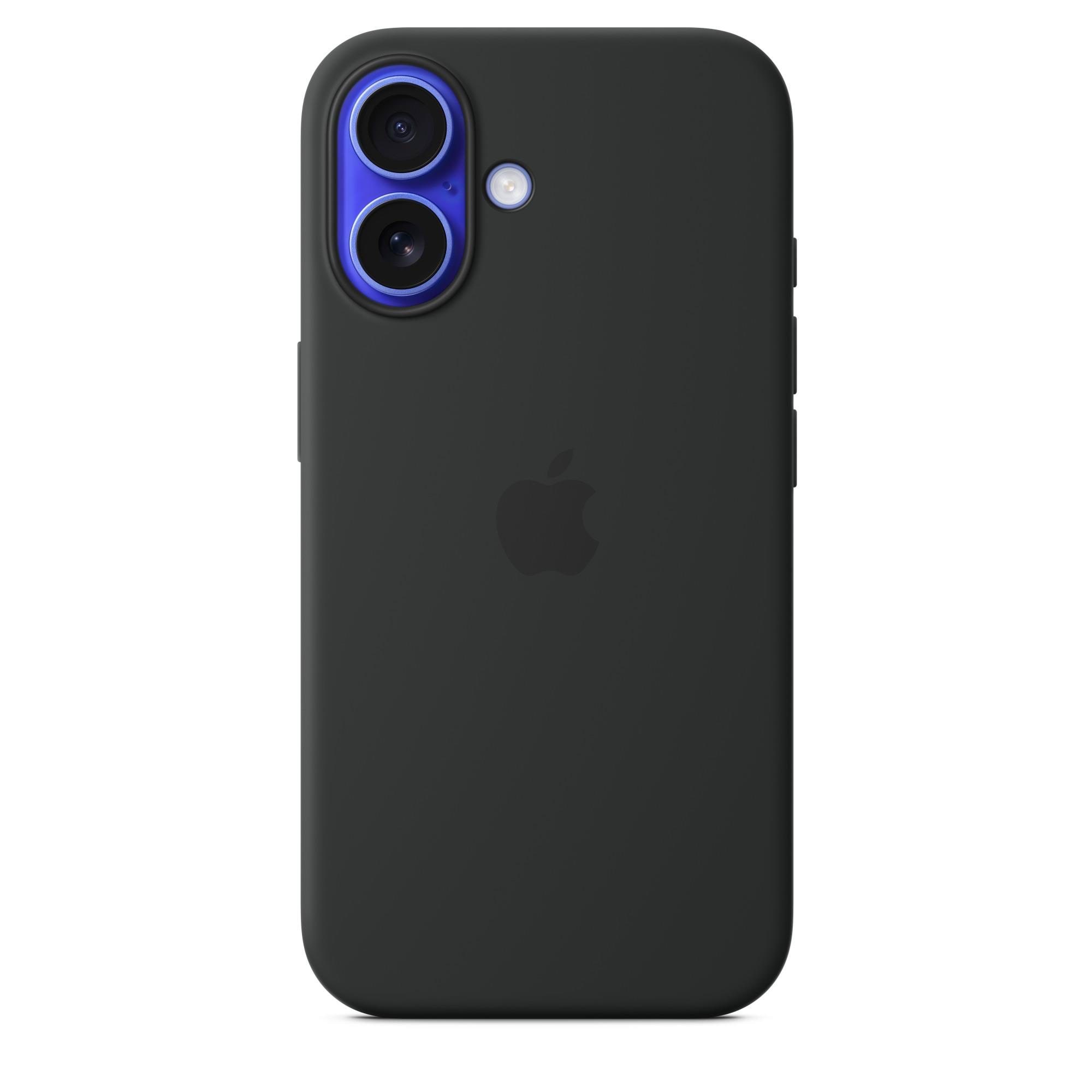 Apple iPhone 16 Silicone Case with MagSafe - Black Mobilcover MYY13ZM/A