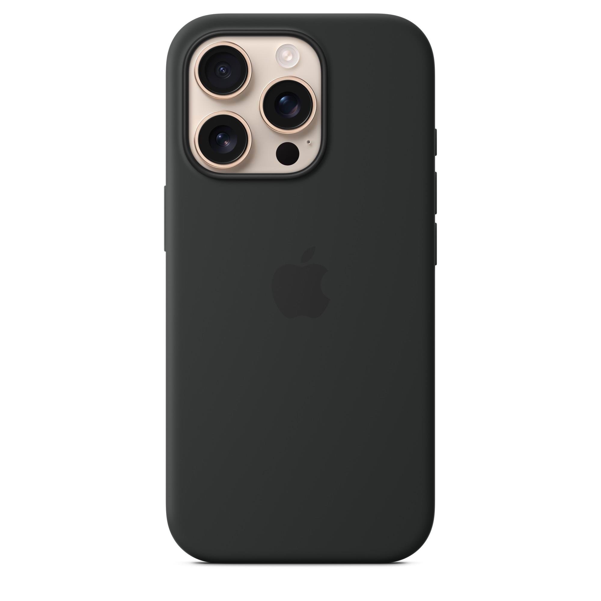 Apple iPhone16 Pro Silicone Case with MagSafe - Black Mobilcover MYYJ3ZM/A