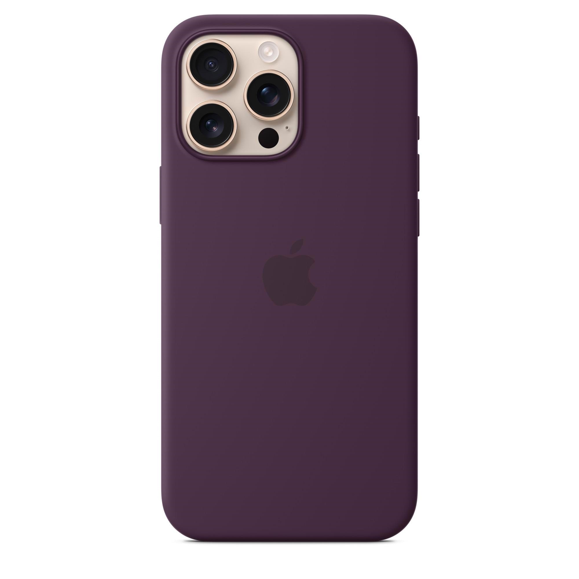 Apple iPhone16 Pro Max Silicone Case with MagSafe - Plum Mobilcover MYYW3ZM/A