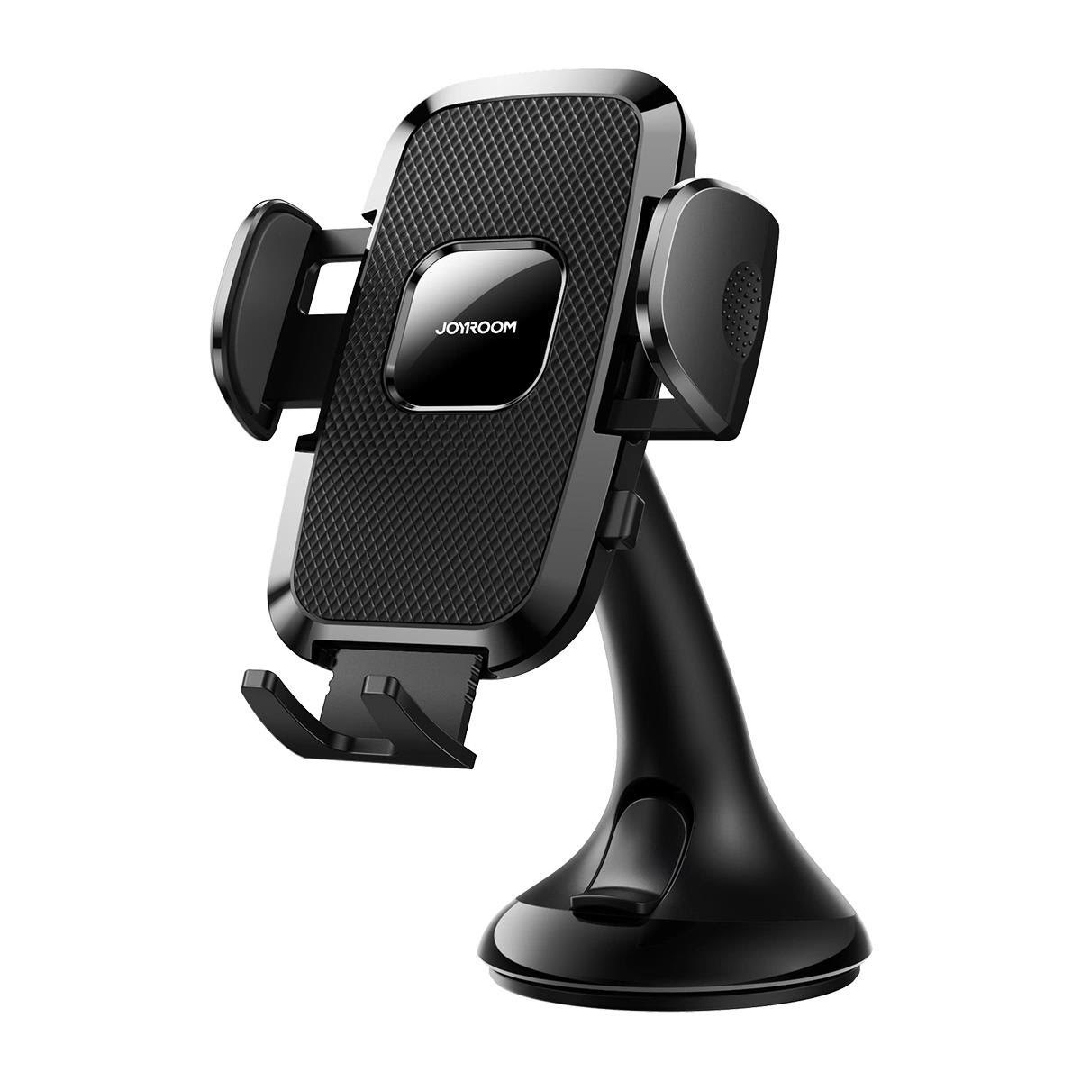 Joyroom JR-ZS259 mechanical car holder universal for phone on cockpit / window - black Mobil Tilbehør