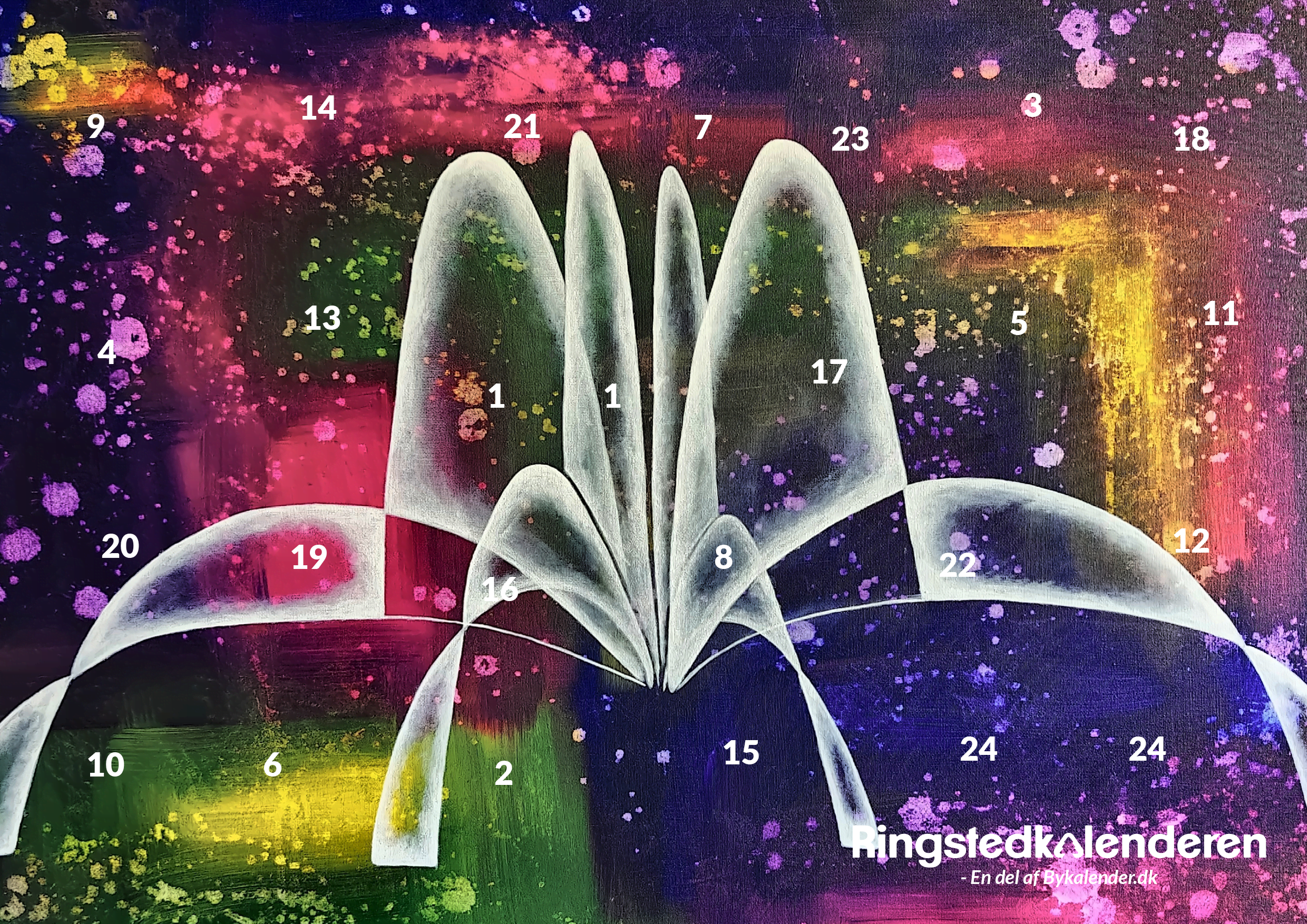 Bykalender Ringstedkalenderen Julekalender 5745000928279