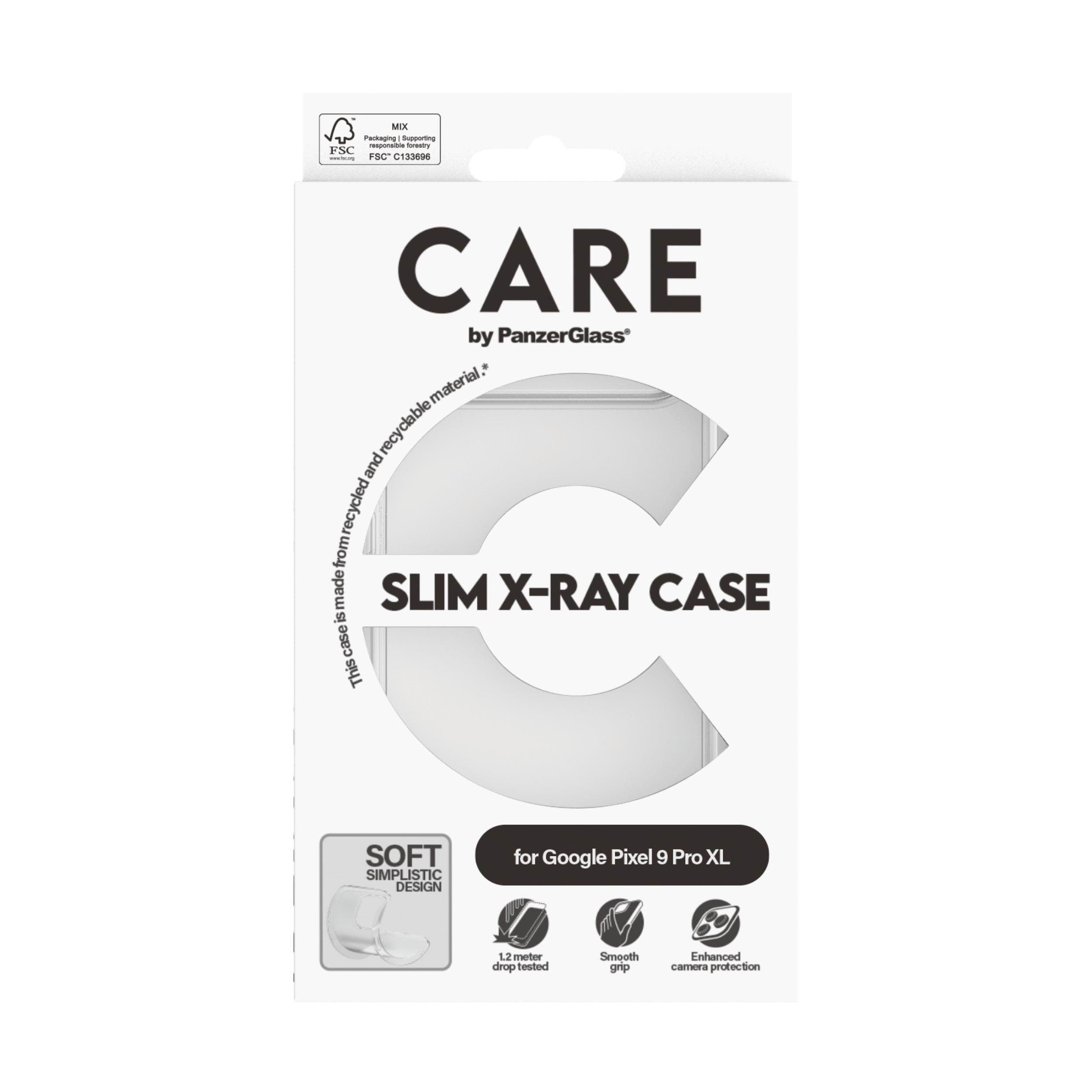 CARE by PanzerGlass Fashionable Case Transparent X-Ray Soft Basic Google Pixel 9 Pro XL Mobilcover PANZER1981
