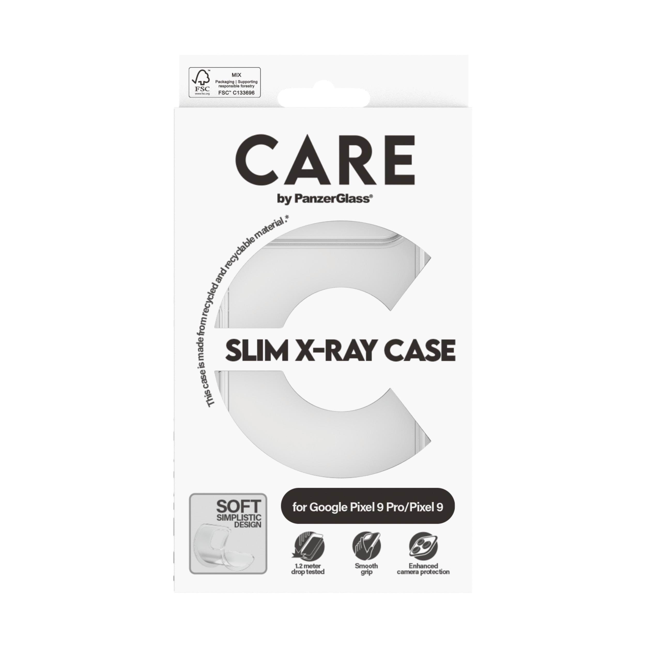 CARE by PanzerGlass Fashionable Case Transparent X-Ray Soft Basic Google Pixel 9 Pro | 9