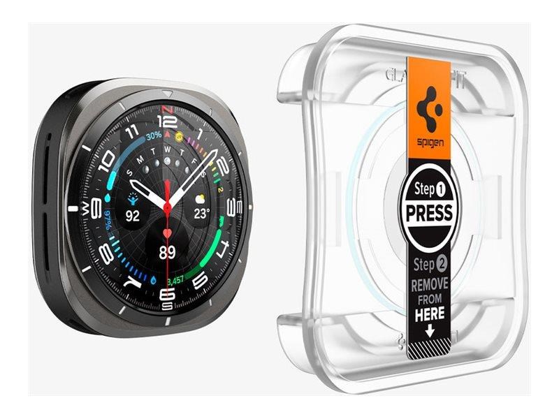 Spigen Glass tR EZ Fit 2 Pack - transparency - Samsung Galaxy Watch Ultra