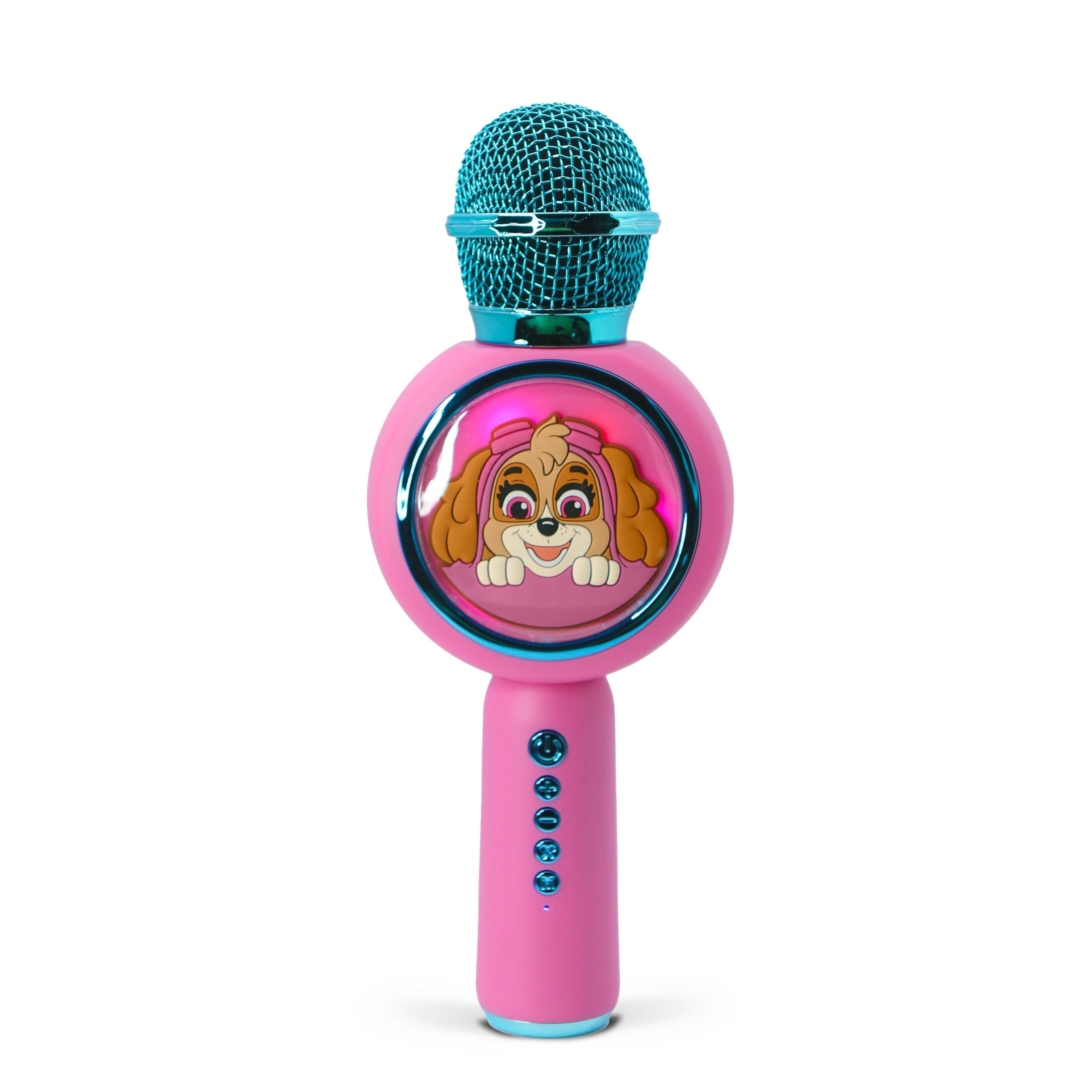 OTL Paw Patrol Skye PopSing LED Karaoke Microphone Mikrofon Pink PAW310