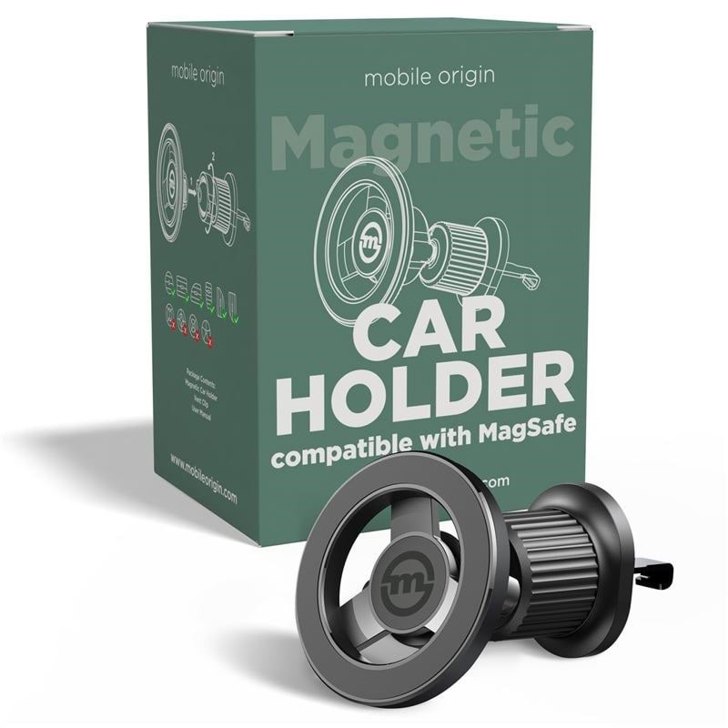 Mobile Origin Magnetic car holder - CA10 Mobil Tilbehør FRL-MGCH-01-BLK