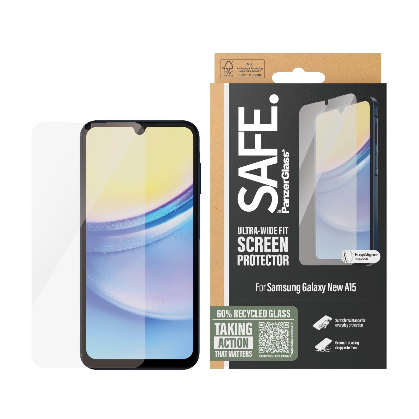 SAFE by PanzerGlass Screen Protector Samsung Galaxy A16 | A16 5G | Ultra-Wide Fit