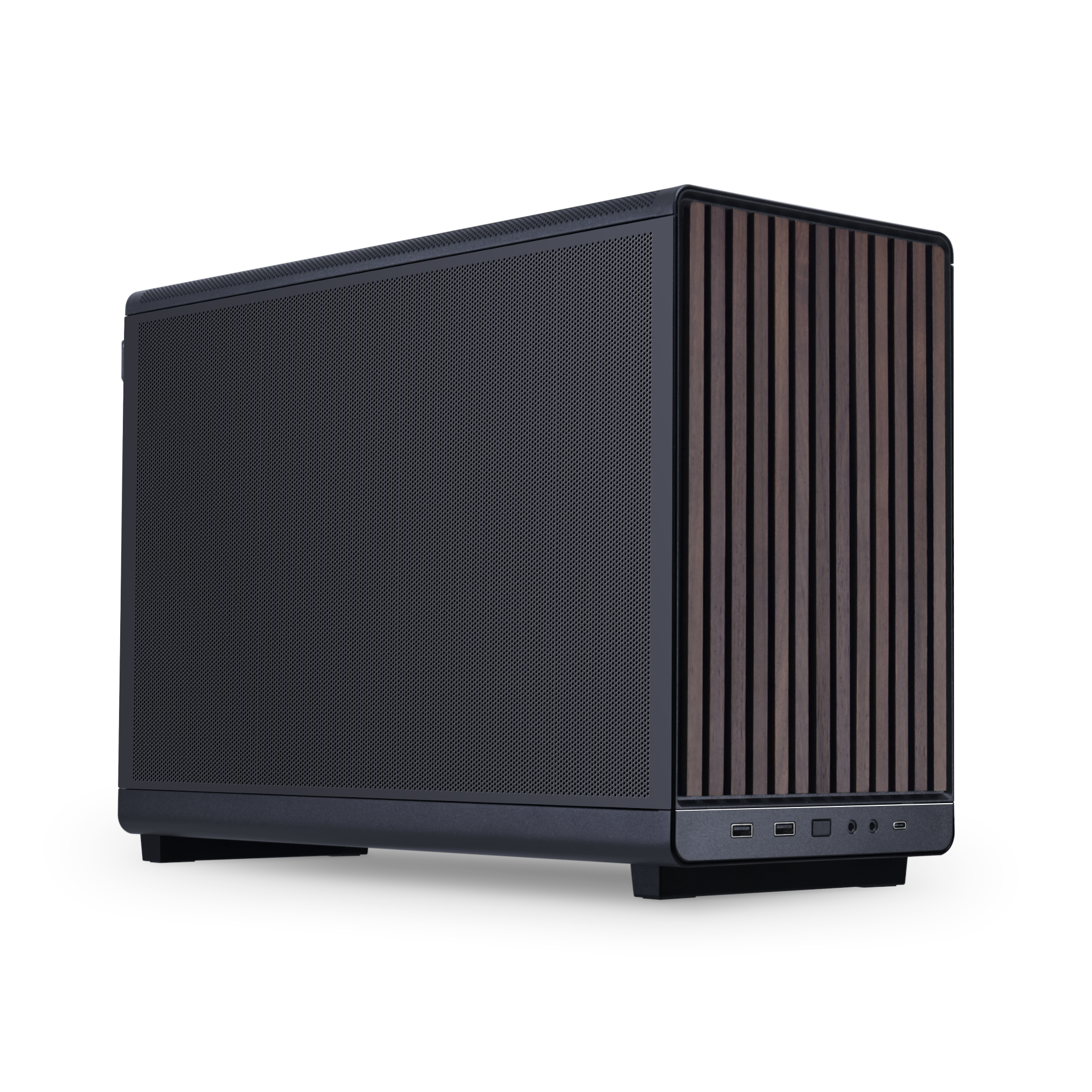 Lian Li DAN cases A3-mATX Wood edition (Walnut) - Kabinet - Minitower - Sort Kabinet A3-mATX-WD Black