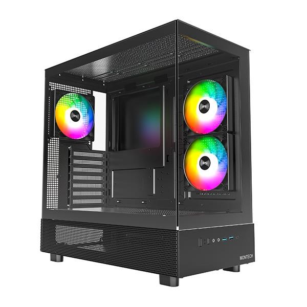 Montech XR - Kabinet - Miditower - Sort Kabinet XR (B)