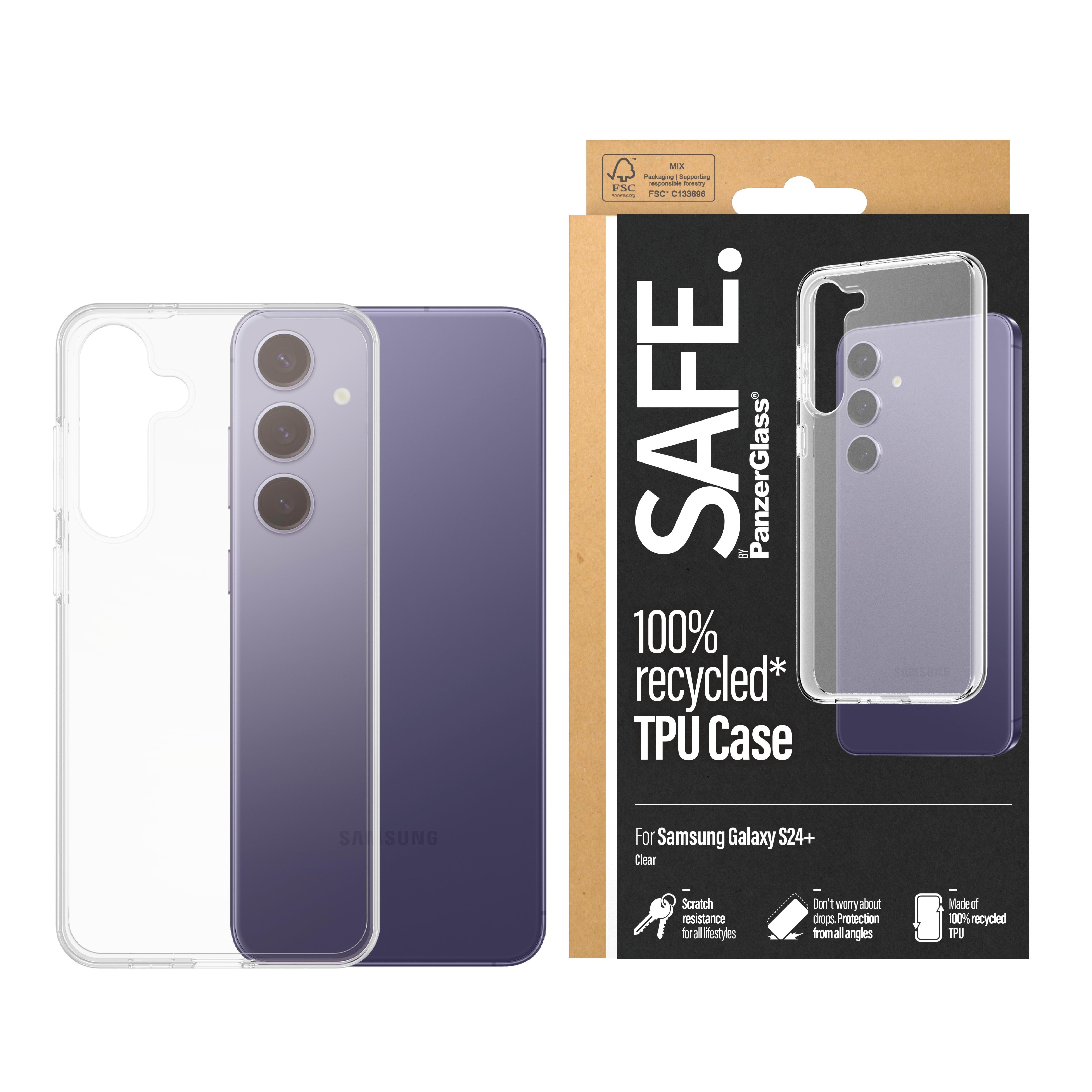 SAFE by PanzerGlass TPU Case Samsung Galaxy S24+ | Transparent Mobilcover SAFE95673