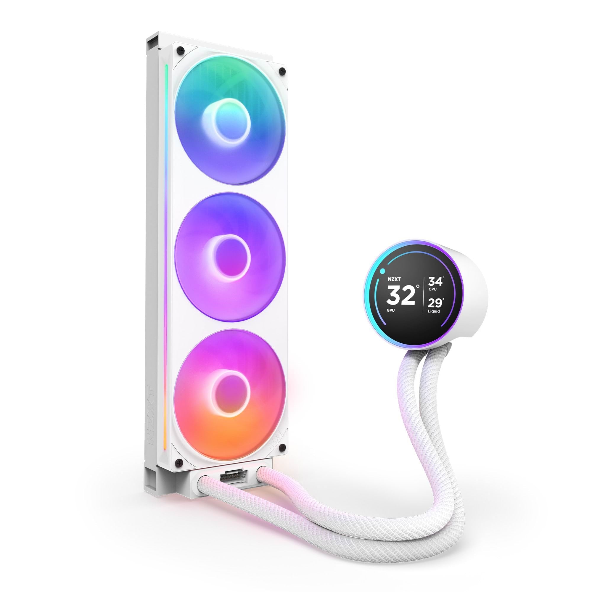 NZXT Kraken Elite RGB V2 360 (2024) Cpu Køler RL-KR36E-W2