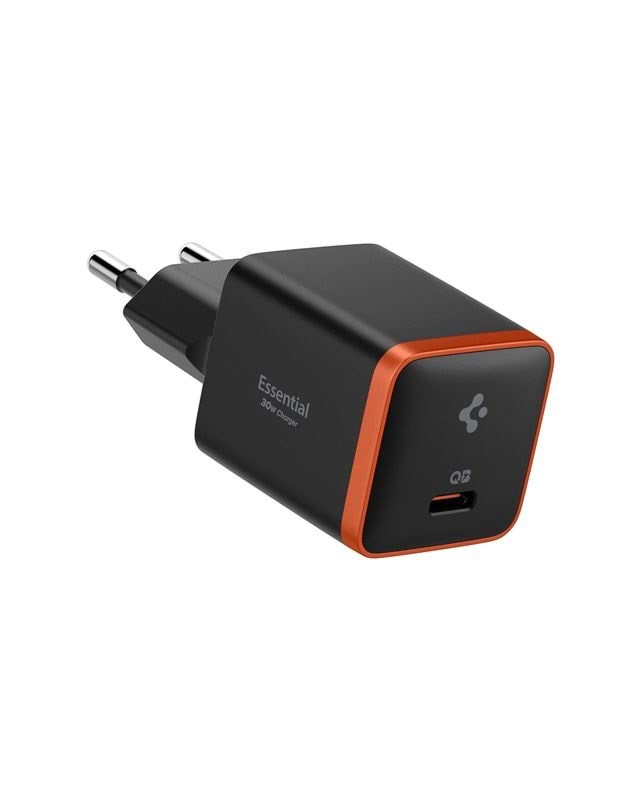 Spigen Essential 30W Wall Charger EE301EU - black Mobil Oplader ACH08448