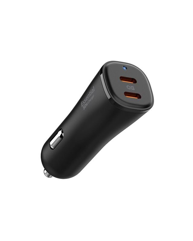Spigen Essential 50W Car Charger EV502 - black Mobil Oplader ACP08523
