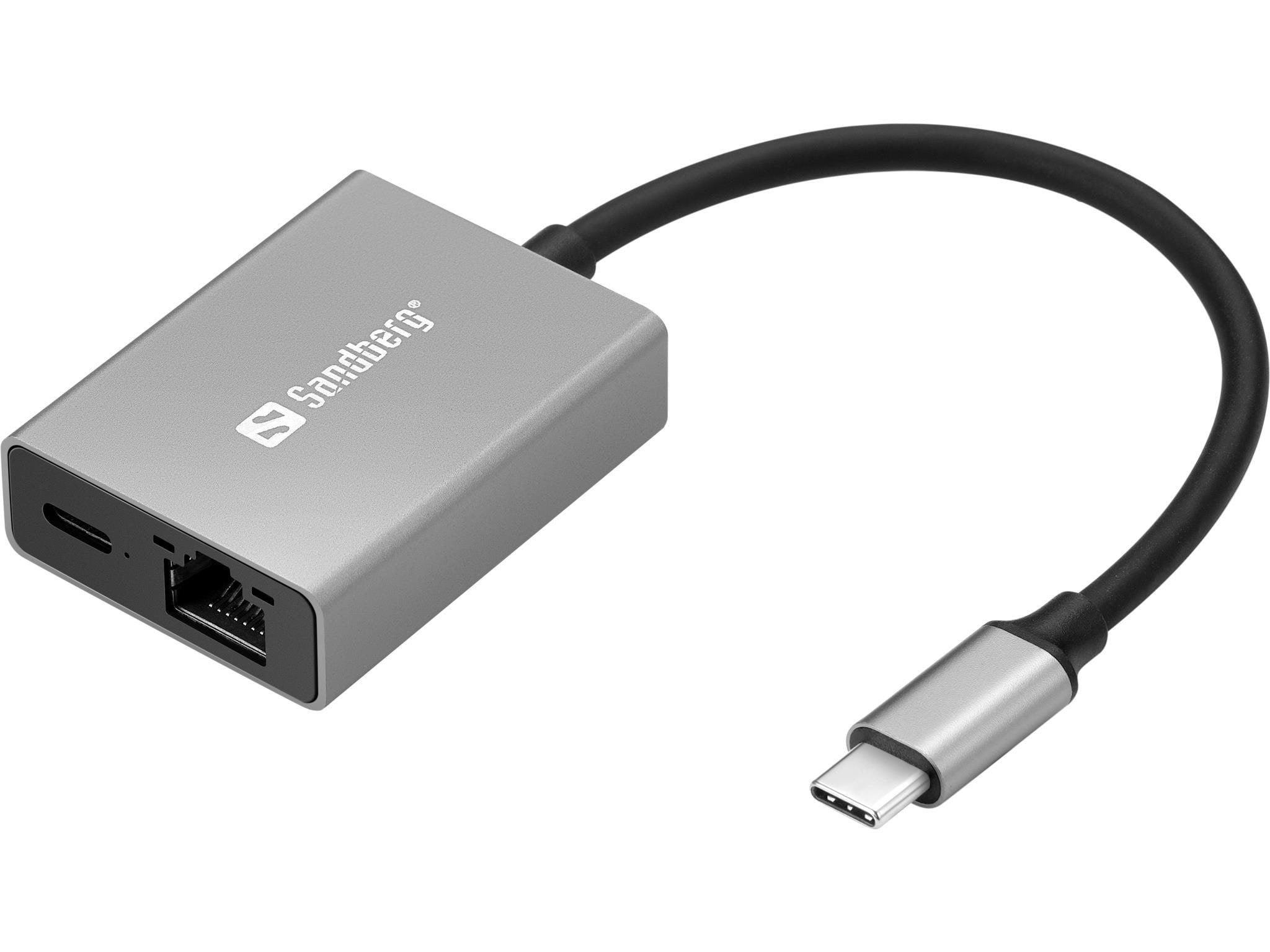 Sandberg USB-C Gigabit Network Adapter (with PD) Netværksadapter 136-60