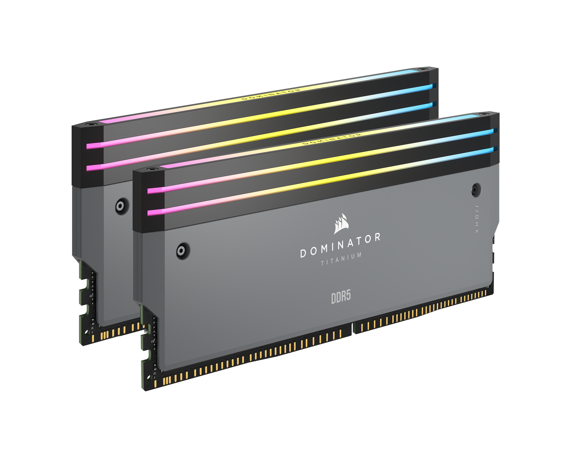 Corsair Dominator Titanium DDR5 Light Enhancement Kit - Grå med RGB Ram CMPLEKIT2G