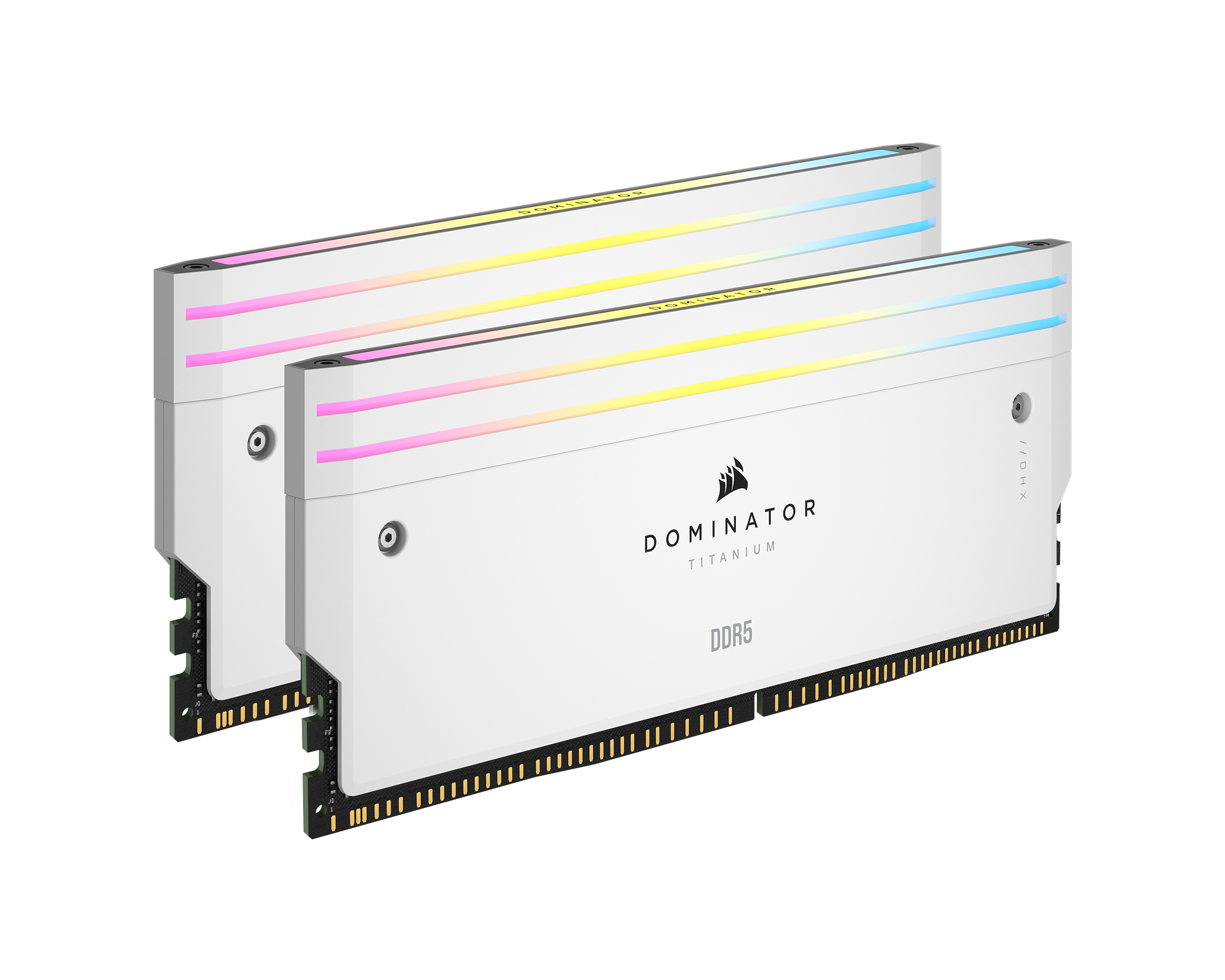 Corsair Dominator Titanium DDR5 Light Enhancement Kit - Hvid med RGB Ram CMPLEKIT2W