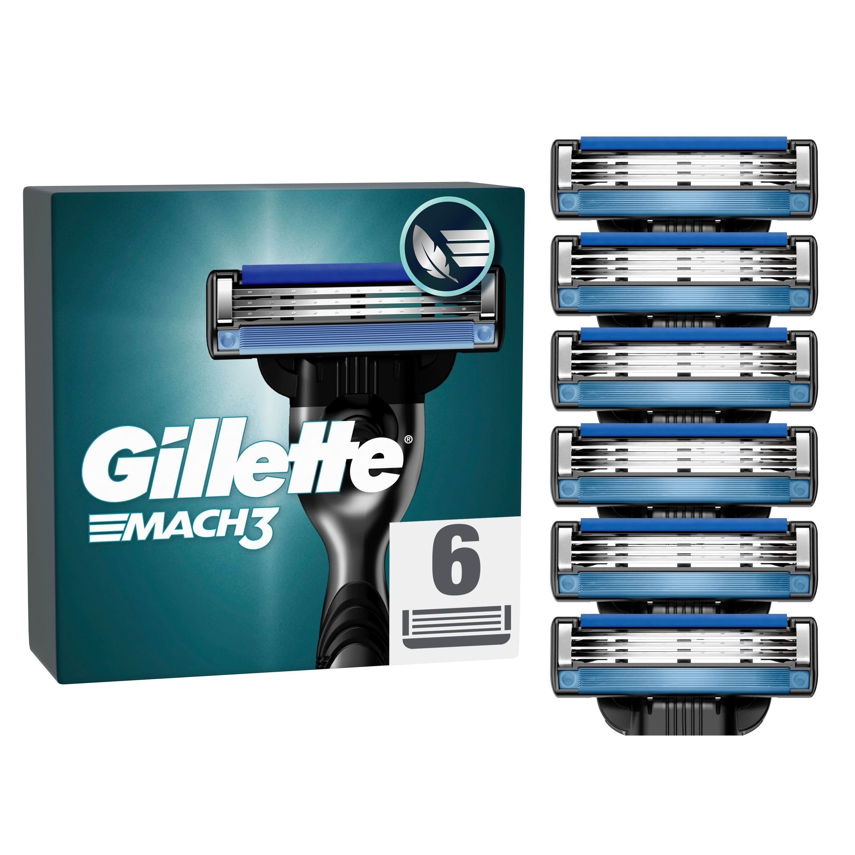 Gillette Mach3 Base - 6 stk. Barbergrej 462773