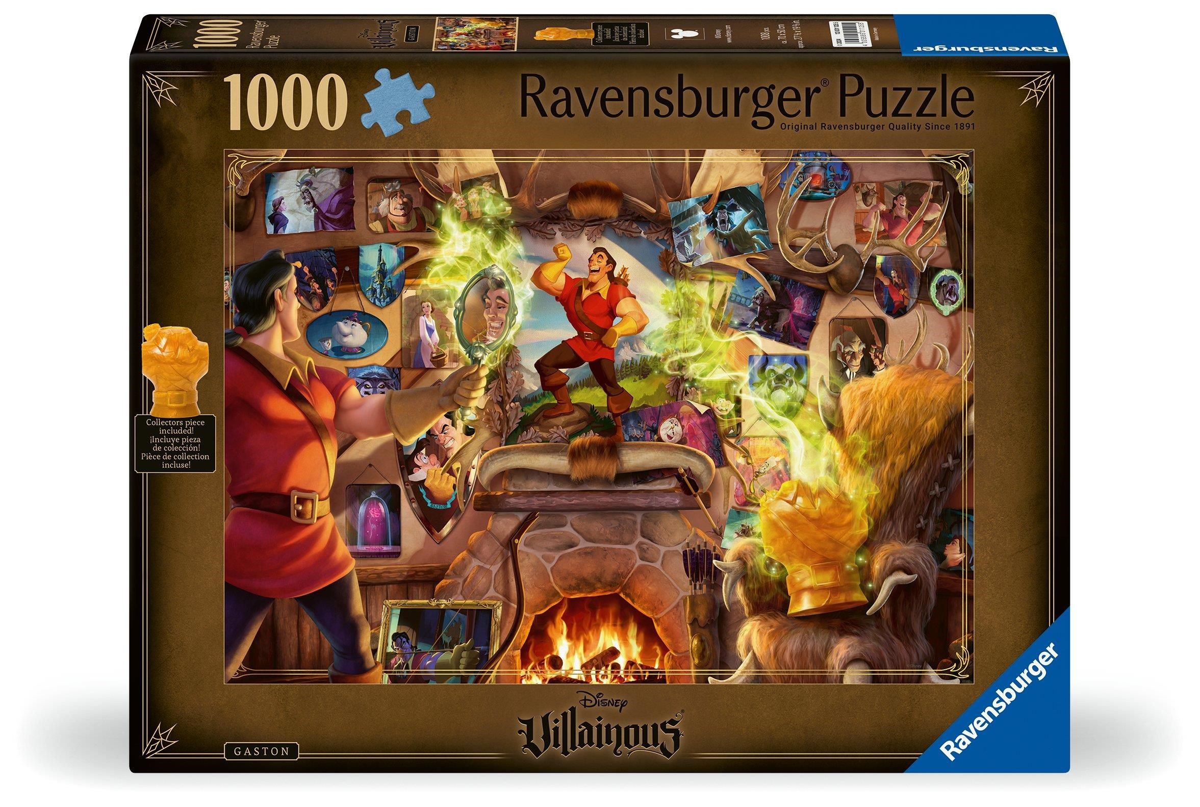 Ravensburger Puzzle Disney Villainous: Gaston 1000p Puslespil 12001125
