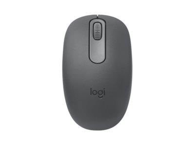 Logitech M196 (Graphite) - Mus - Optisk - 3 knapper - Grå Mus 910-007459