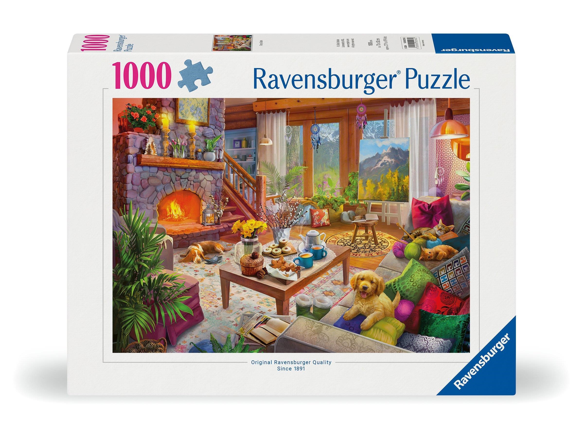 Ravensburger Puzzle Cozy Cabin 1000p Puslespil 12000293