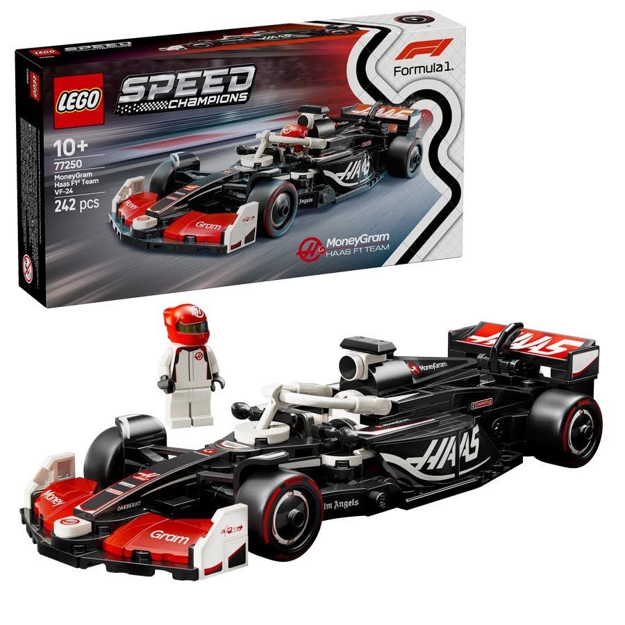LEGO Speed Champions 77250 MoneyGram Haas F1 Team VF-24-racerbil