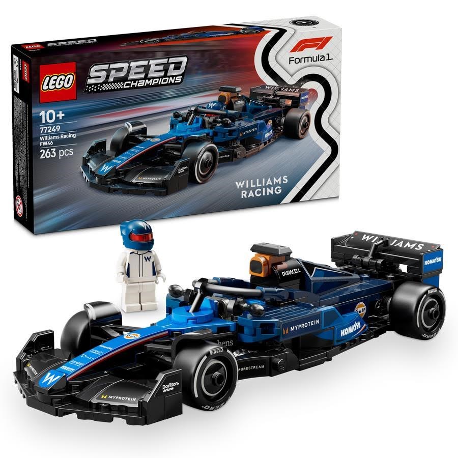 LEGO Speed Champions 77249 Williams Racing FW46 F1 -racerbil byggesæt 10+ år