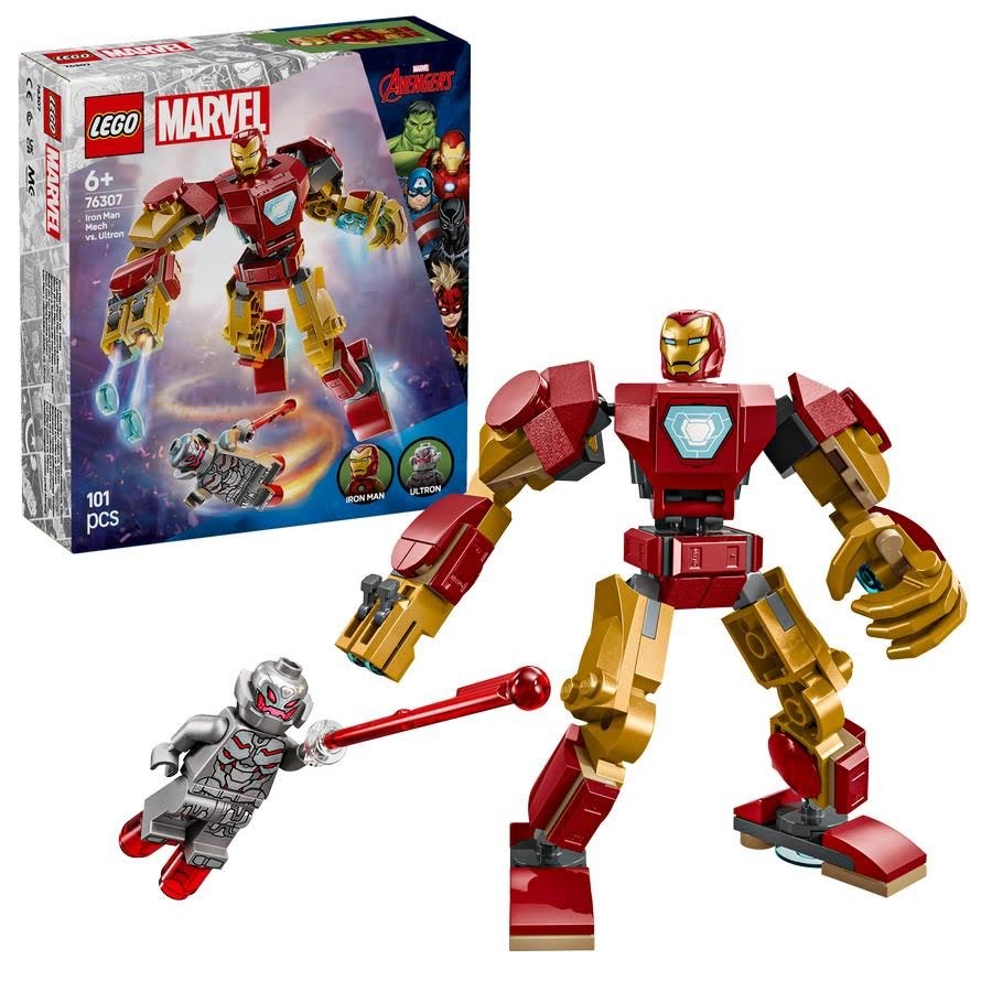LEGO Super Heroes 76307 Iron Man-mech mod Ultron legetøj 6+ år