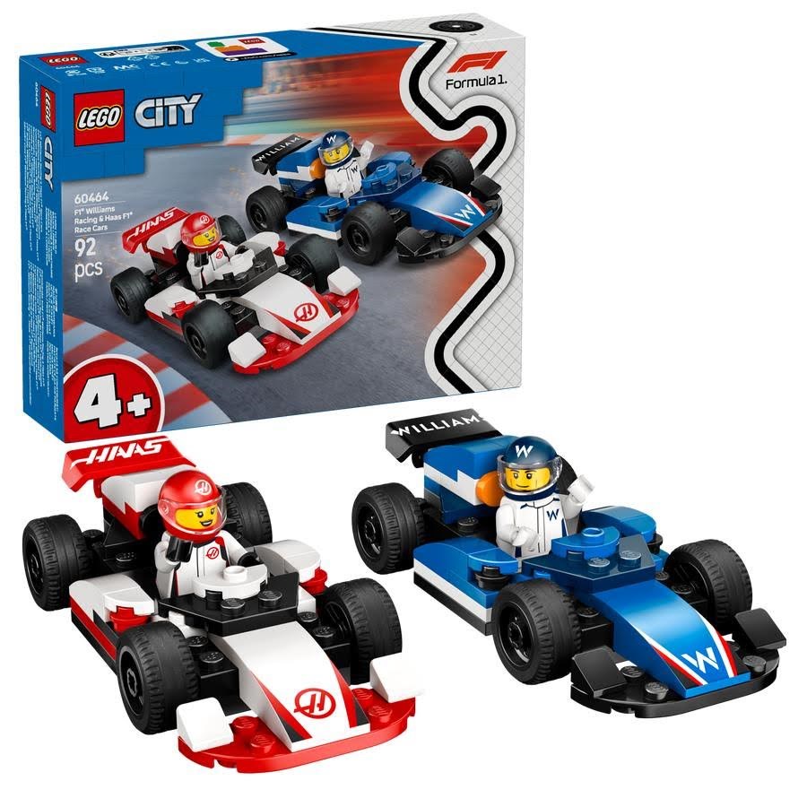 LEGO City 60464 F1 Williams Racing og Haas F1 -racerbiler