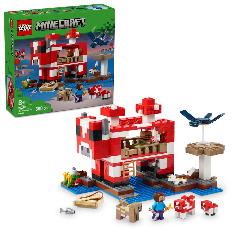 LEGO Minecraft 21270 Mooshroom-huset byggesæt 8+ år