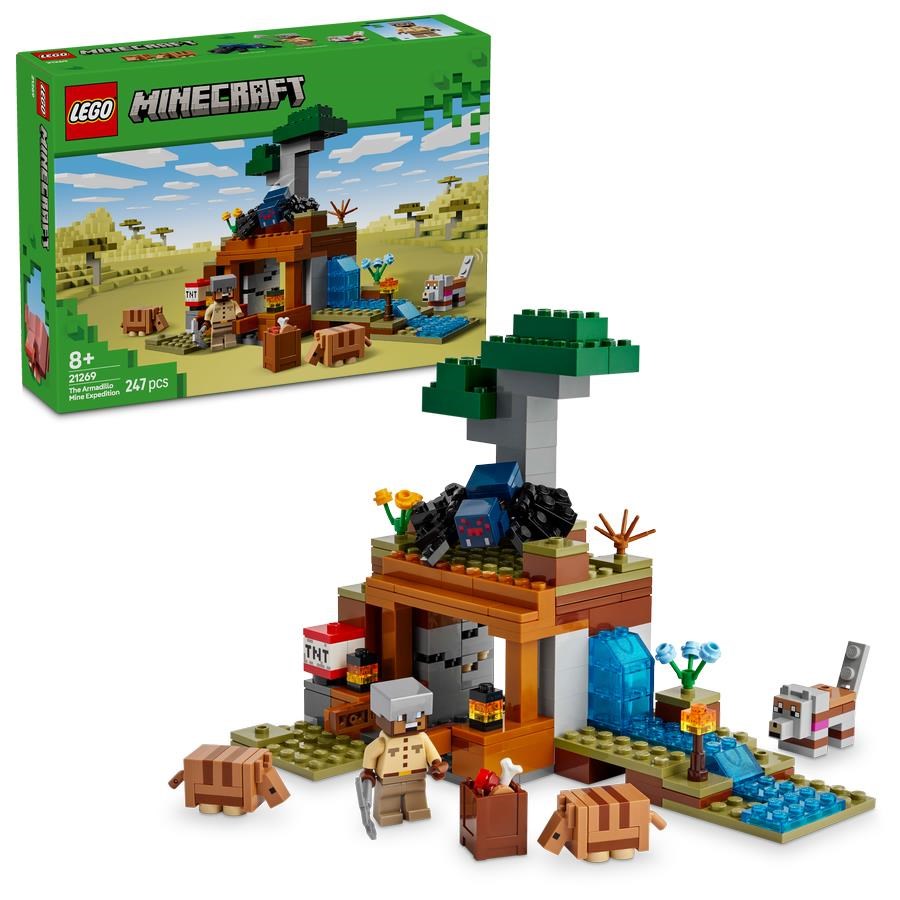 LEGO Minecraft 21269 Bæltedyrs-mineekspeditionen
