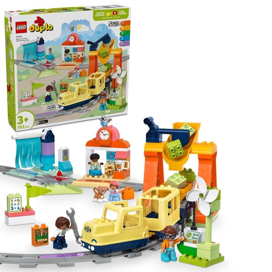 LEGO DUPLO 10428 Stort interaktivt lokalbanetog