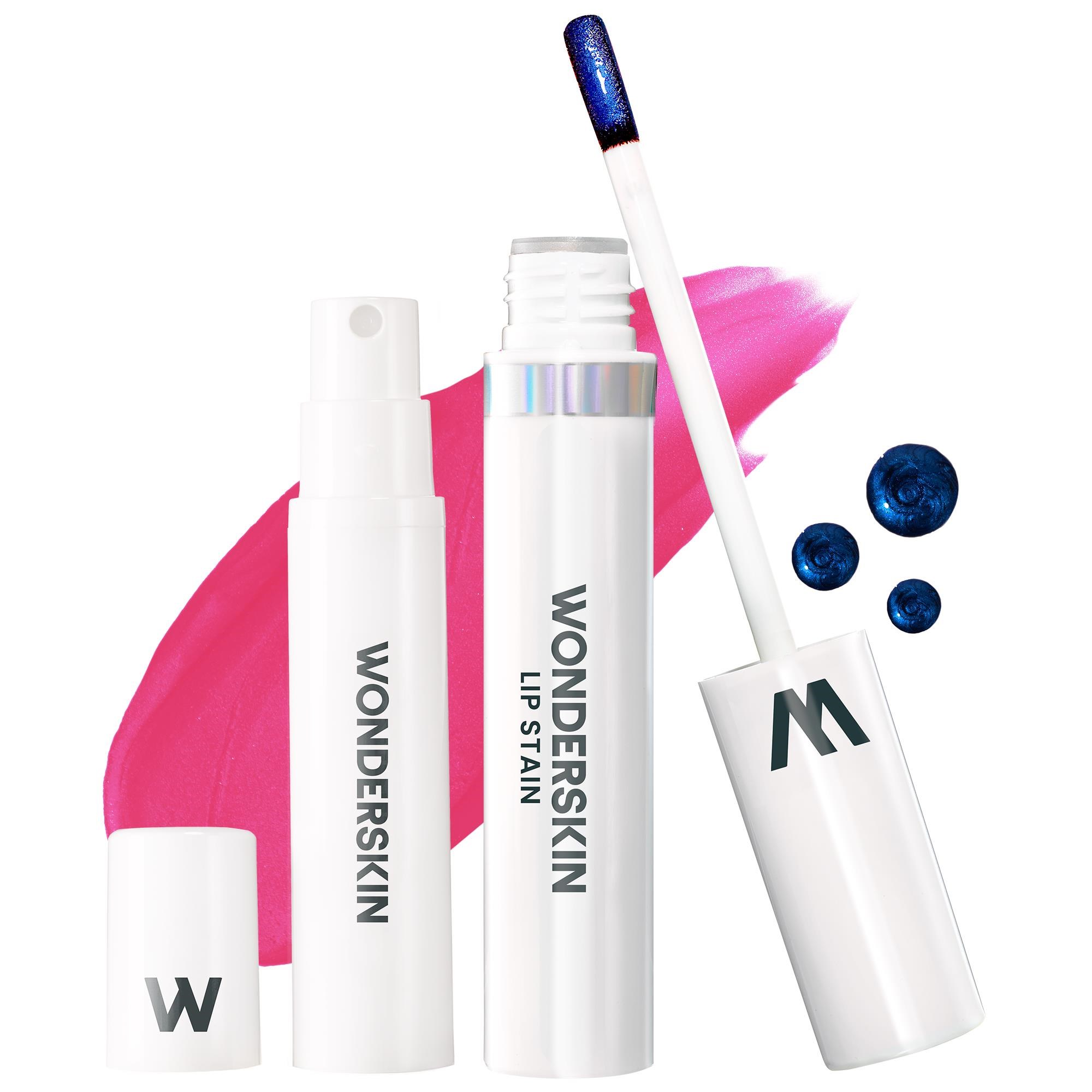 Wonderskin Wonder Blading Lip Stain Kit-NEON ROSE Makeup WS-WBLK-NRS