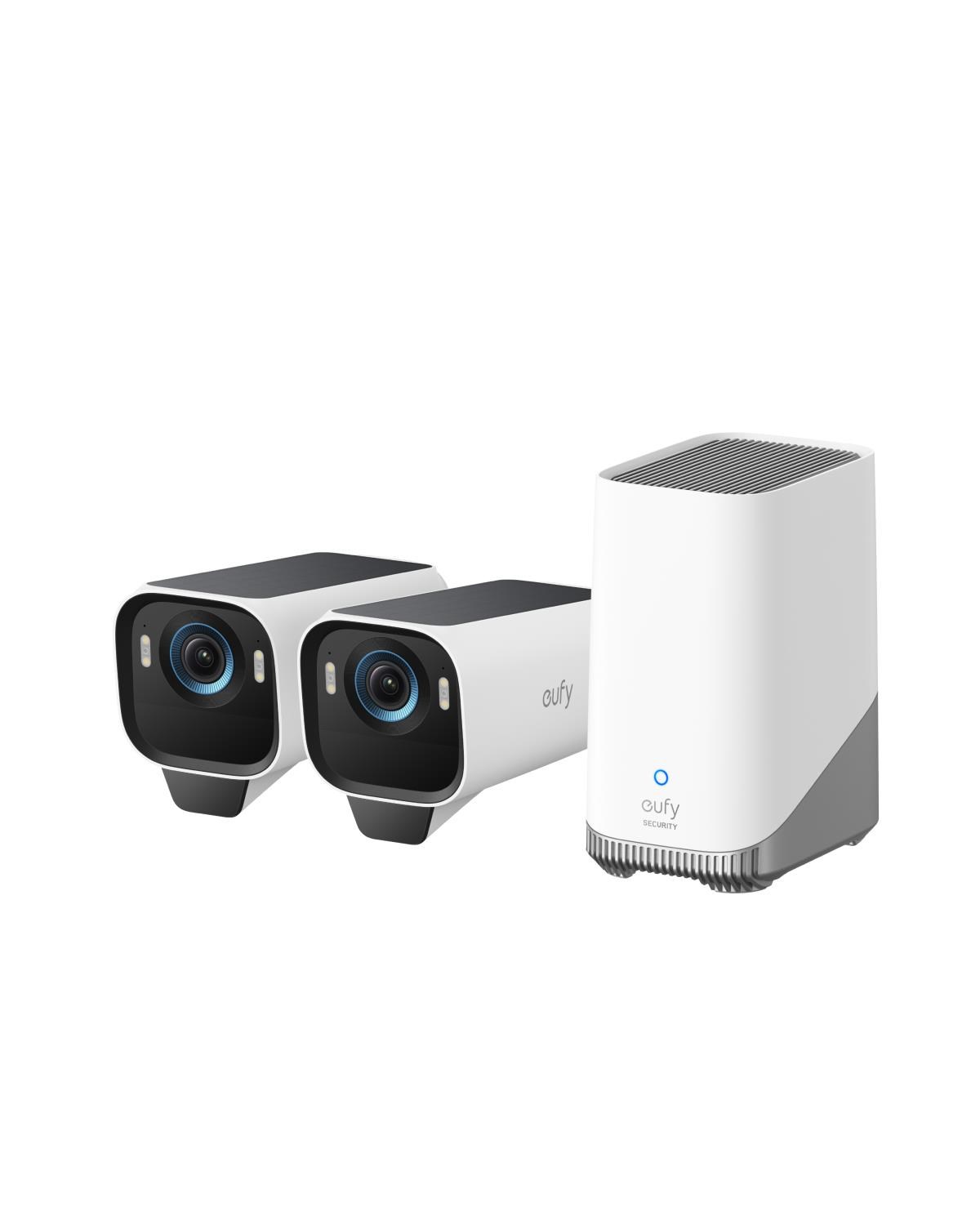 Eufy Cam S3 Pro, 2-kamera-sæt, sikkerhedskamera Smart Home T88923W1