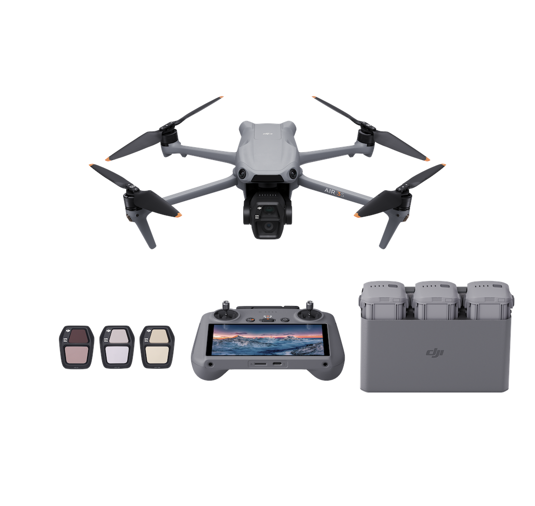 DJI - Air 3S Fly More Combo + RC 2 - 724 g - C1 Drone CP.MA.00000816.02